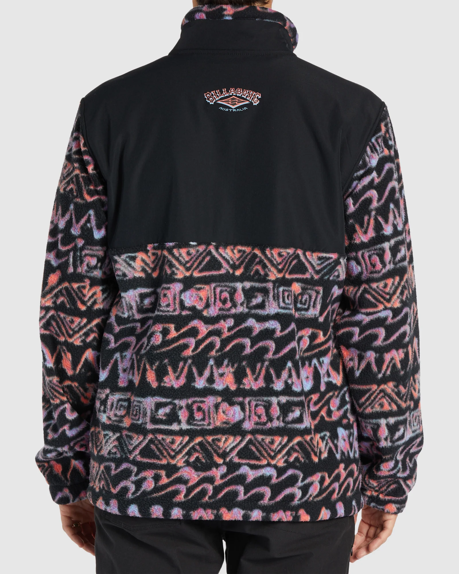 Mens A/Div Boundary Re-Issue Mock Neck Fleece Pullover - Image 3