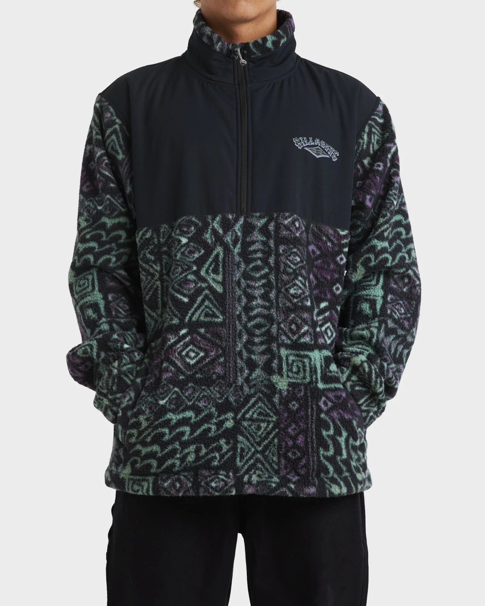 Mens Boundary Re-Issue Half Zip Fleece Pullover