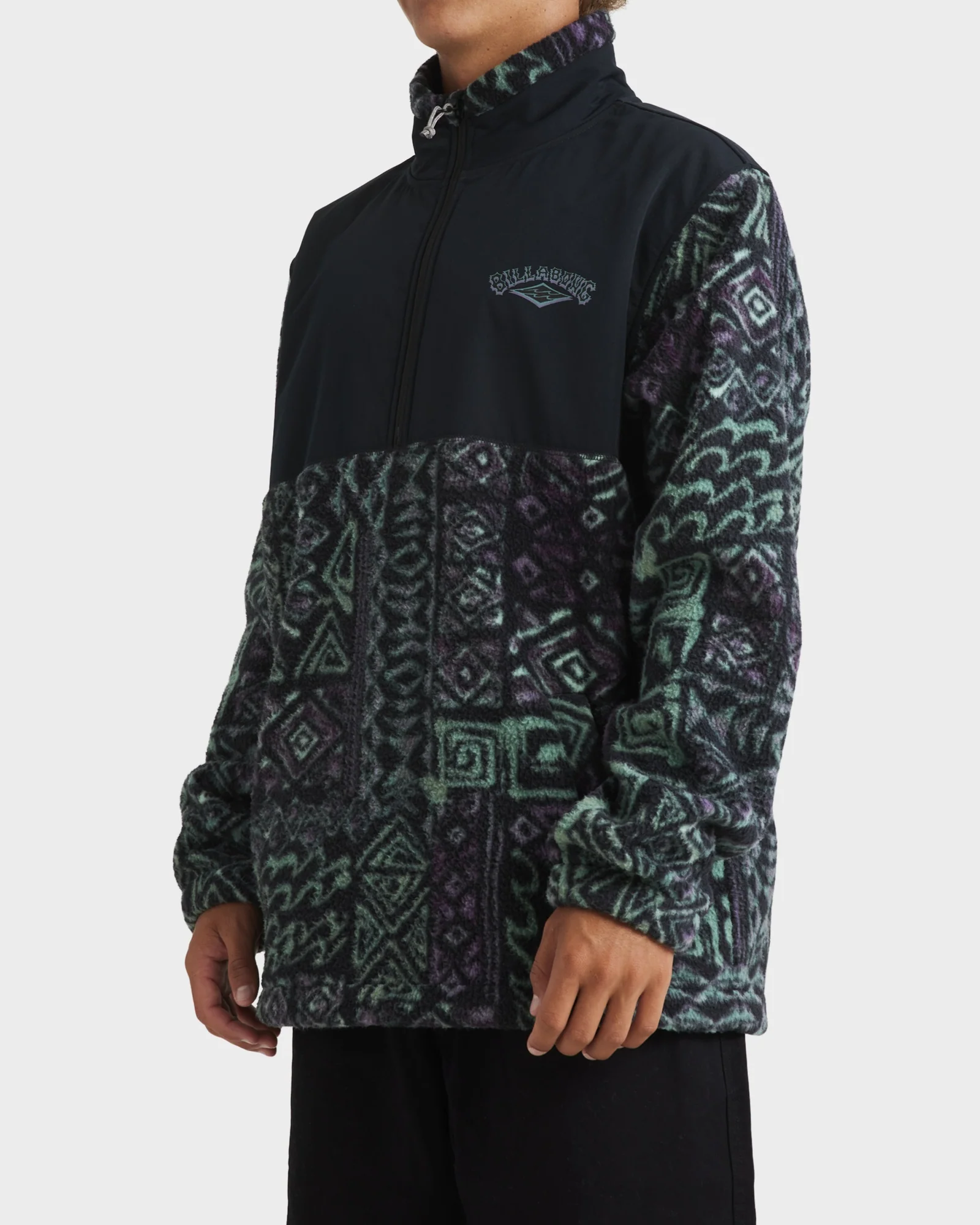 Mens Boundary Re-Issue Half Zip Fleece Pullover - Image 2