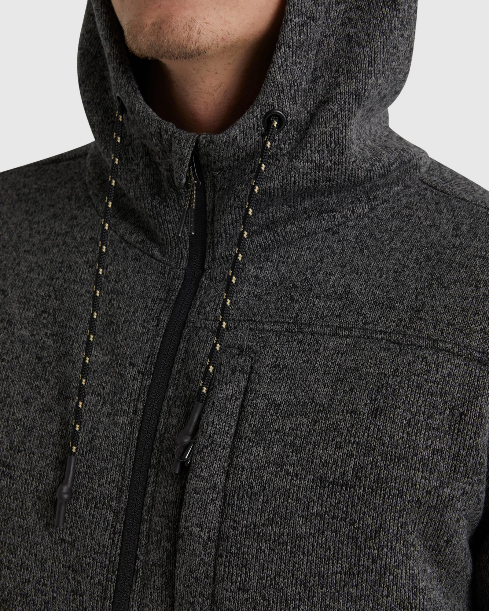 Mens A/Div Boundary Sherpa Zip Up Hoodie - Image 4