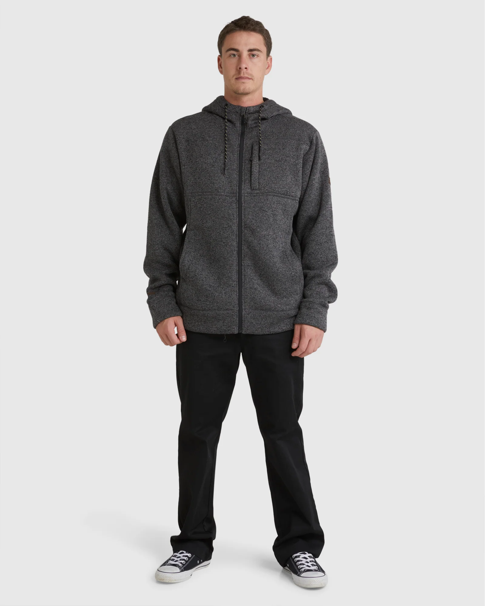 Mens A/Div Boundary Sherpa Zip Up Hoodie - Image 6