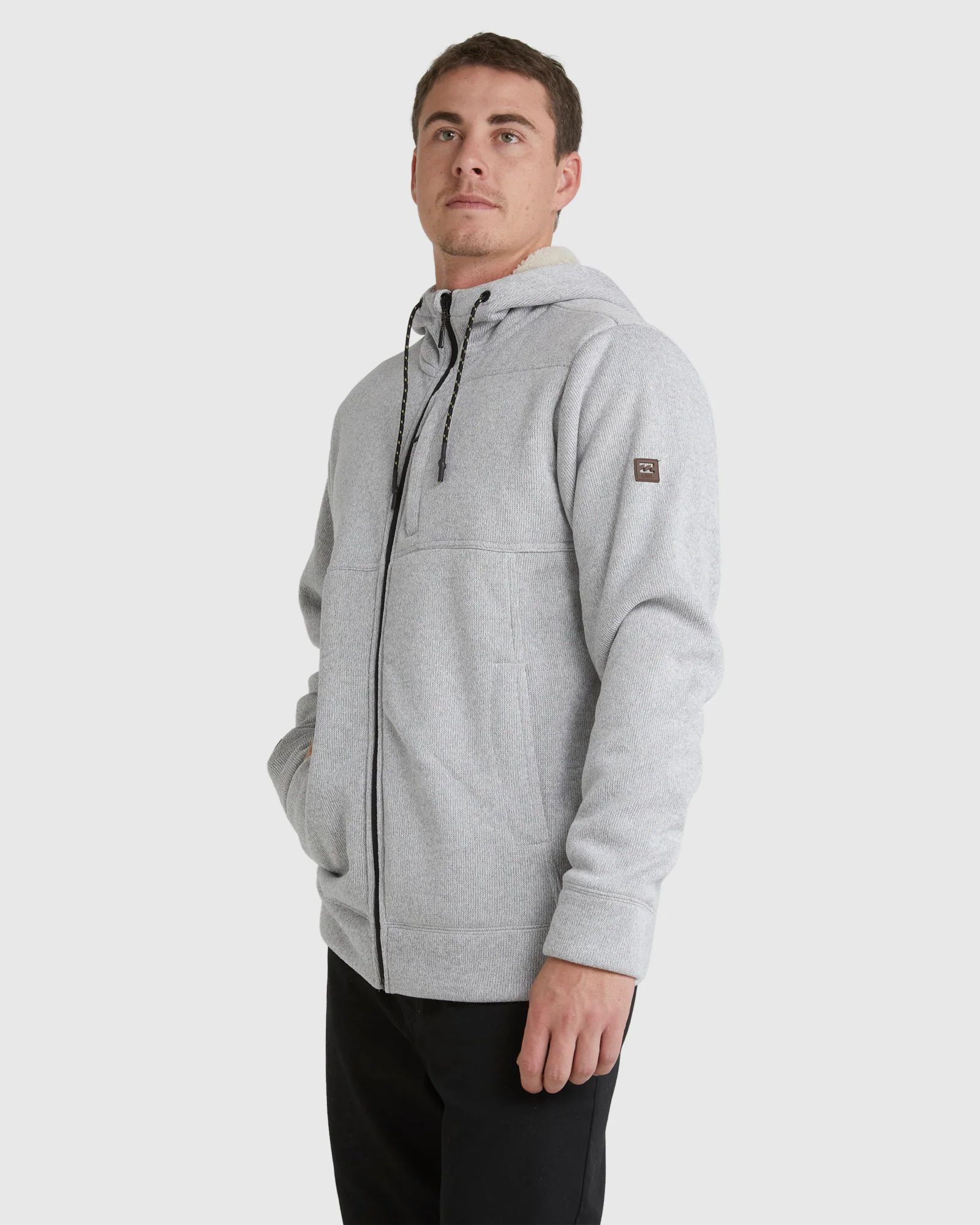 Mens A/Div Boundary Sherpa Zip Up Hoodie - Image 2