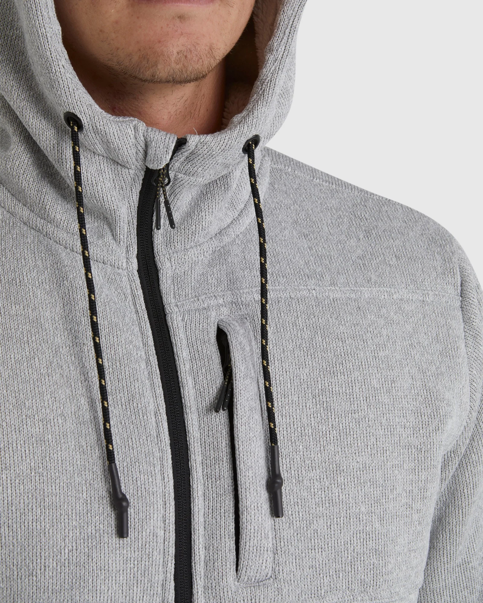 Mens A/Div Boundary Sherpa Zip Up Hoodie - Image 4