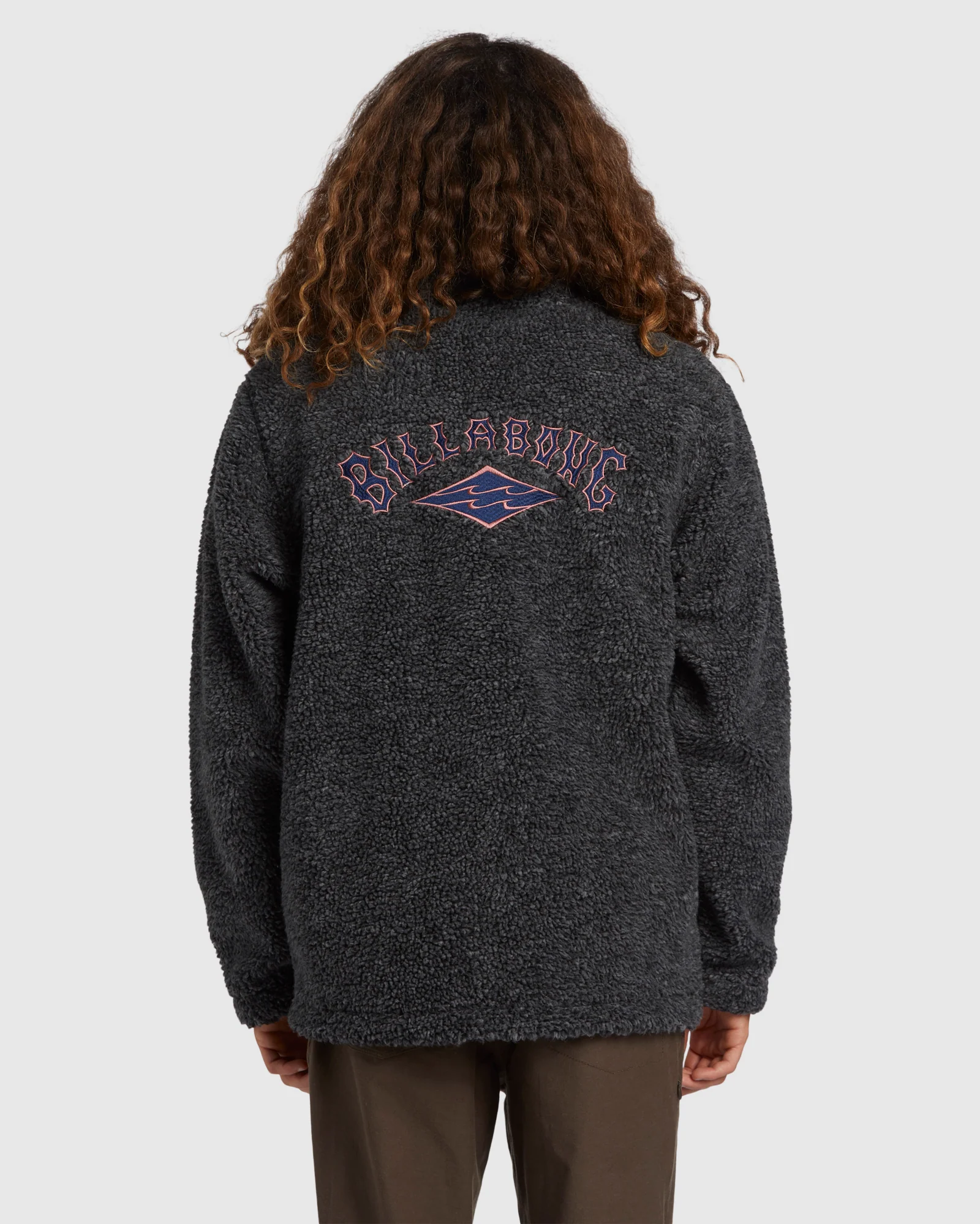 Mens A/Div Boundary Tombstone Mock Neck Fleece Pullover - Image 3