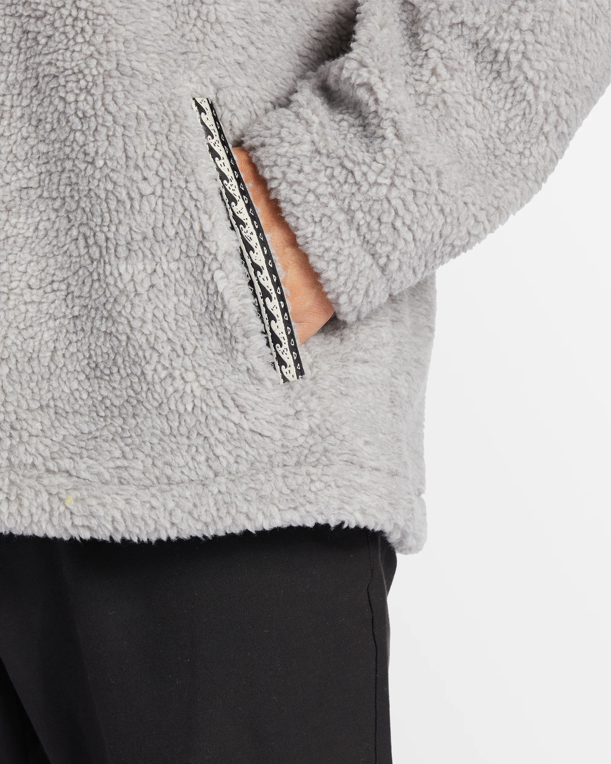 Mens A/Div Boundary Mock Neck Fleece Pullover - Image 5