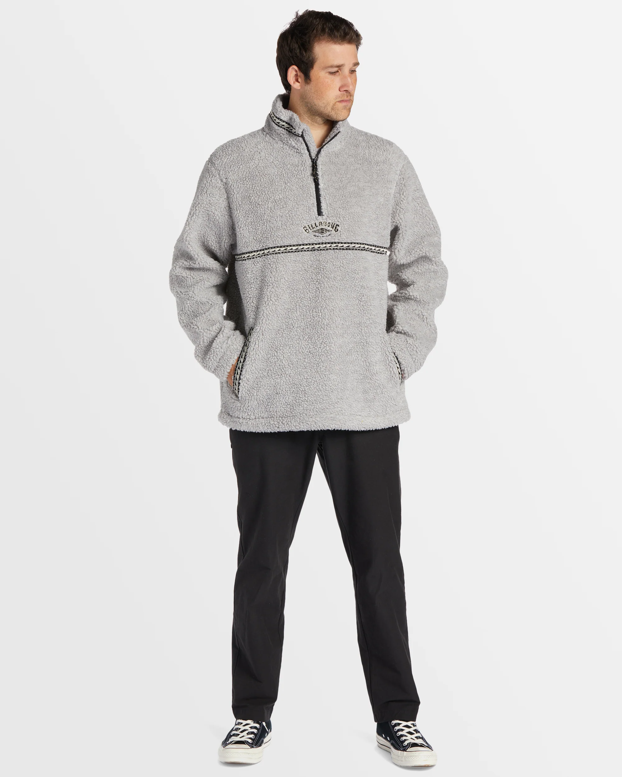 Mens A/Div Boundary Mock Neck Fleece Pullover - Image 7
