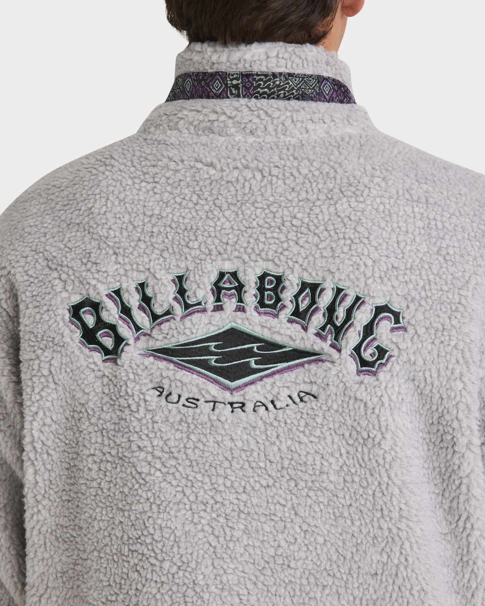 Mens Boundary Tombstone Half Zip Fleece Pullover - Image 4