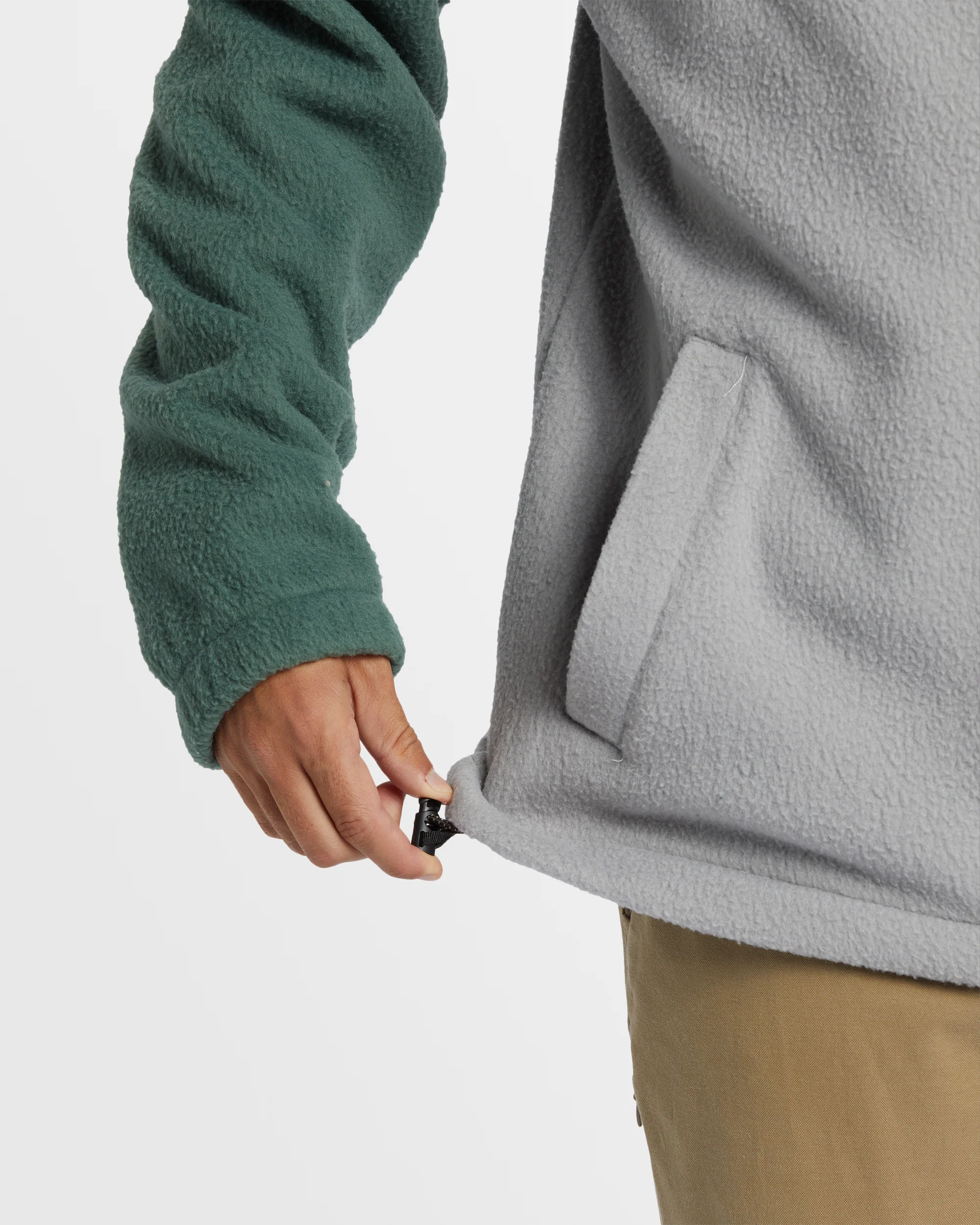 Mens Boundary Tombstone Mock Neck Fleece Pullover - Image 5