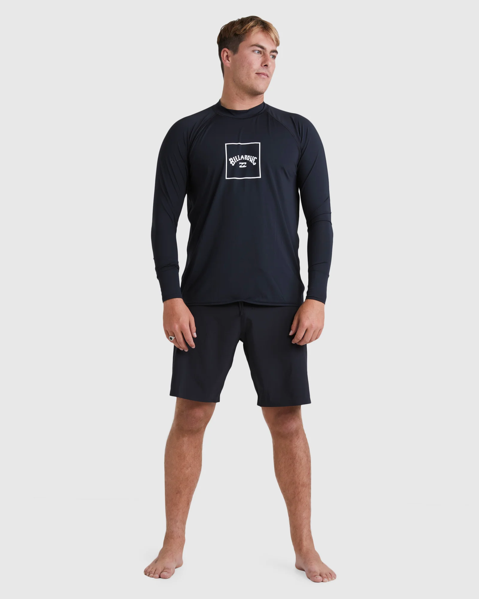 Mens Boxed Arch Long Sleeve Rash Vest - Image 5