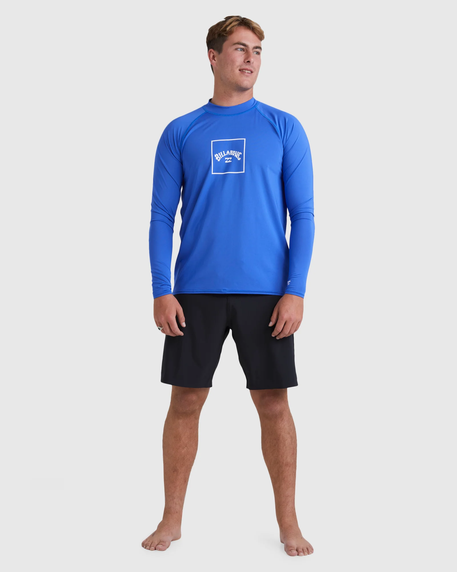Mens Boxed Arch Long Sleeve Rash Vest - Image 5