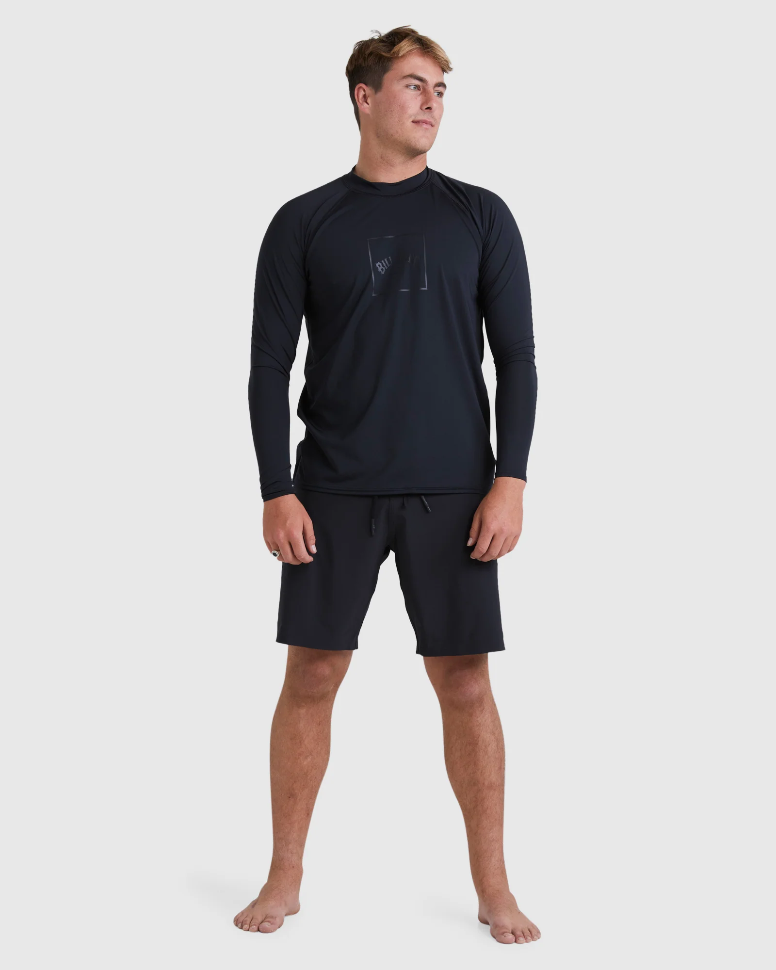 Mens Boxed Arch Long Sleeve Rash Vest - Image 5