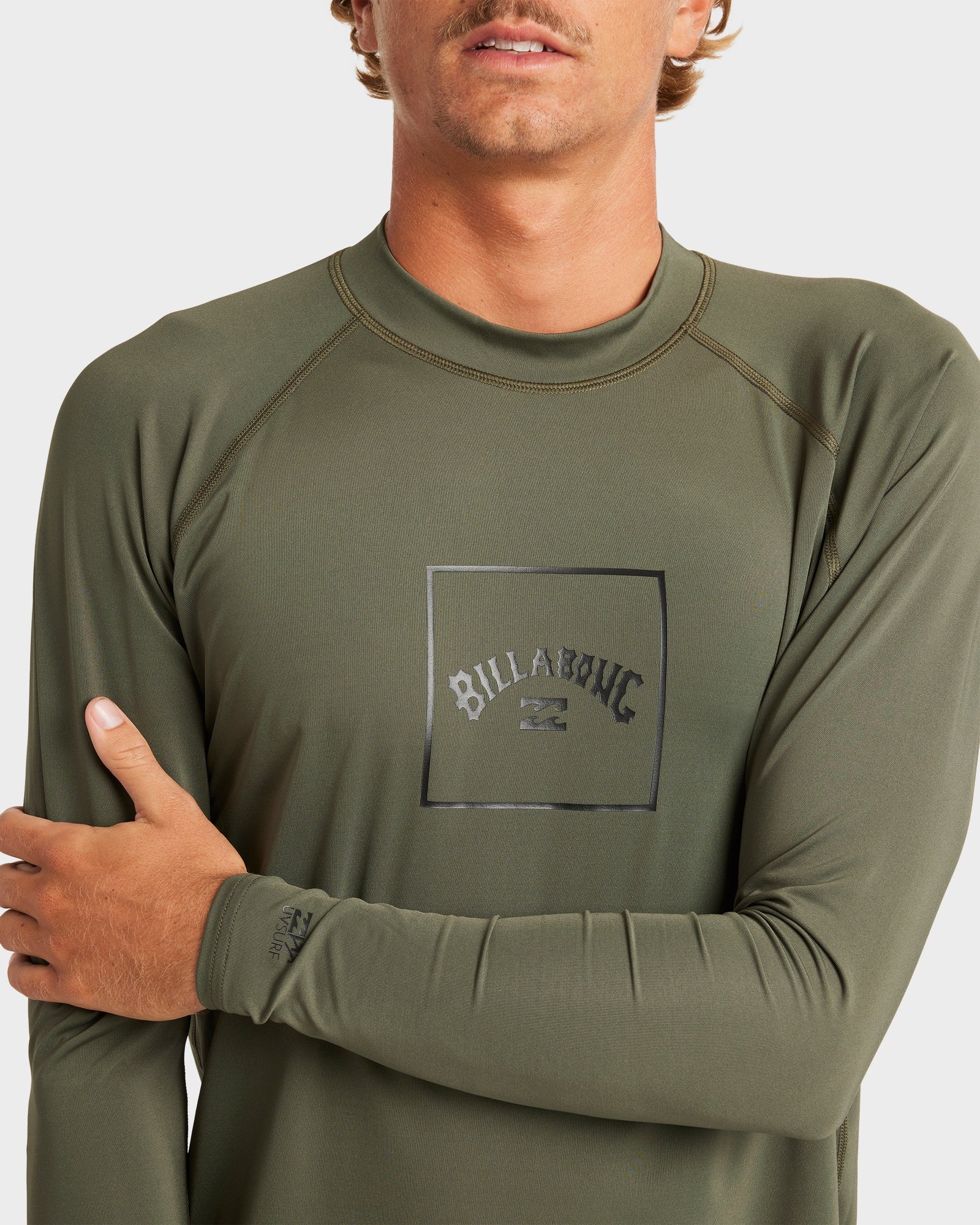 Mens Boxed Arch Long Sleeve Rash Vest - Image 4