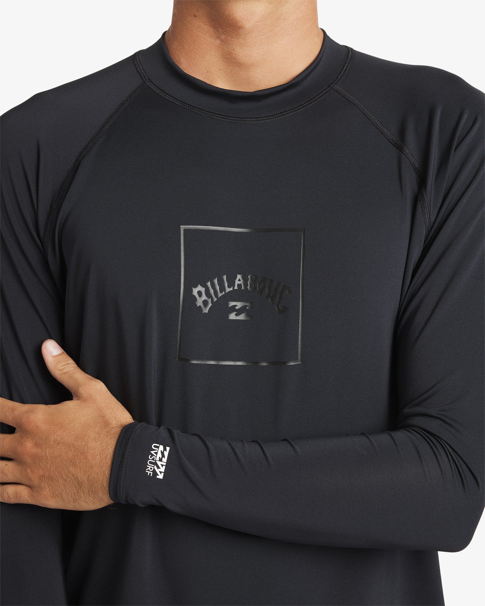 Mens Boxed Arch Long Sleeve Rash Vest - Image 3