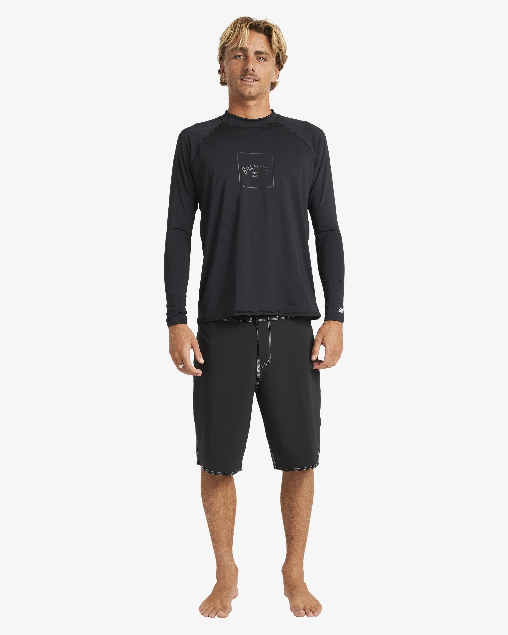 Mens Boxed Arch Long Sleeve Rash Vest - Image 5