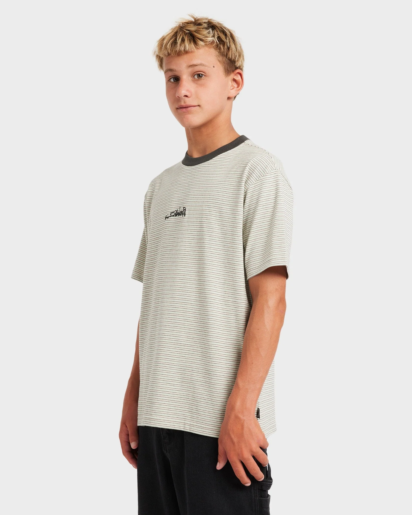 Boys 8-16 Absence Stripe OG T-Shirt - Image 3