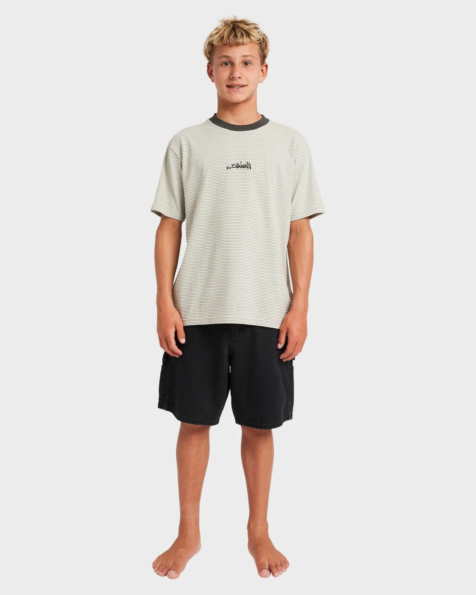 Boys 8-16 Absence Stripe OG T-Shirt - Image 4