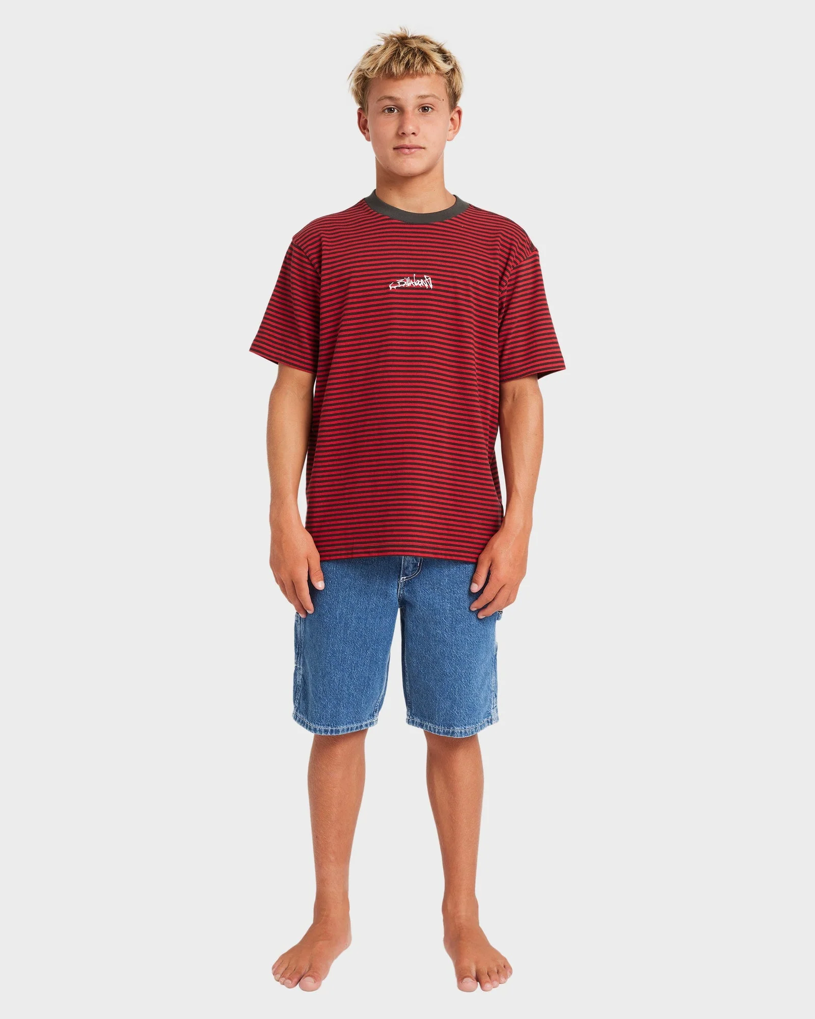 Boys 8-16 Absence Stripe OG T-Shirt - Image 4