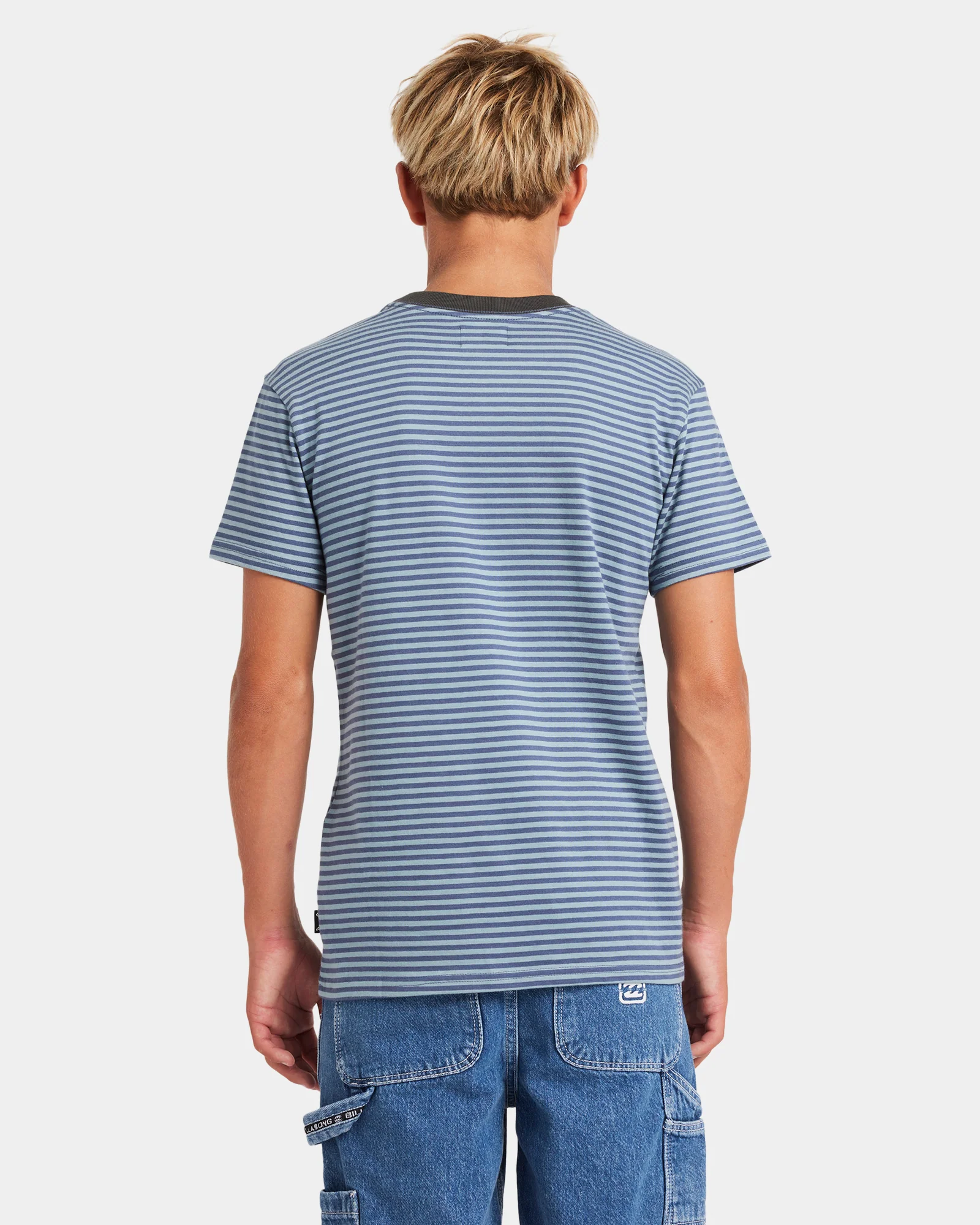 Boys 8-16 Absense Stripe T-Shirt - Image 4