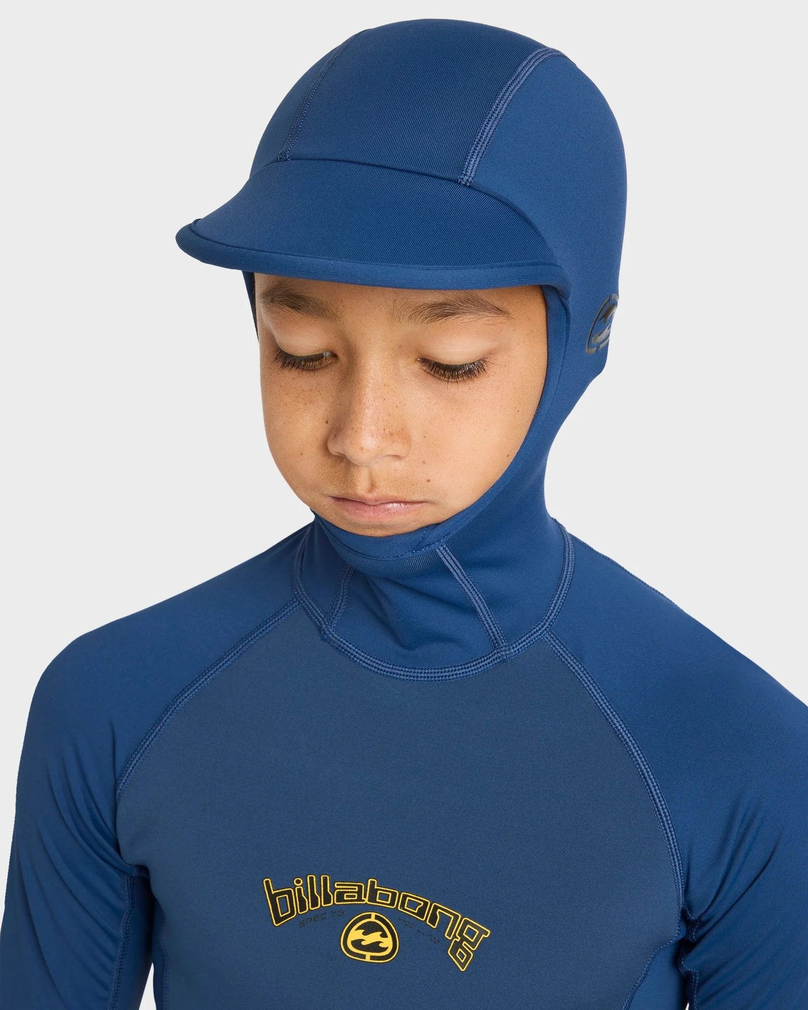 Boys 8-16 1/1mm Absolute Natural Poly Lite Hooded Wetsuit Jacket - Image 5