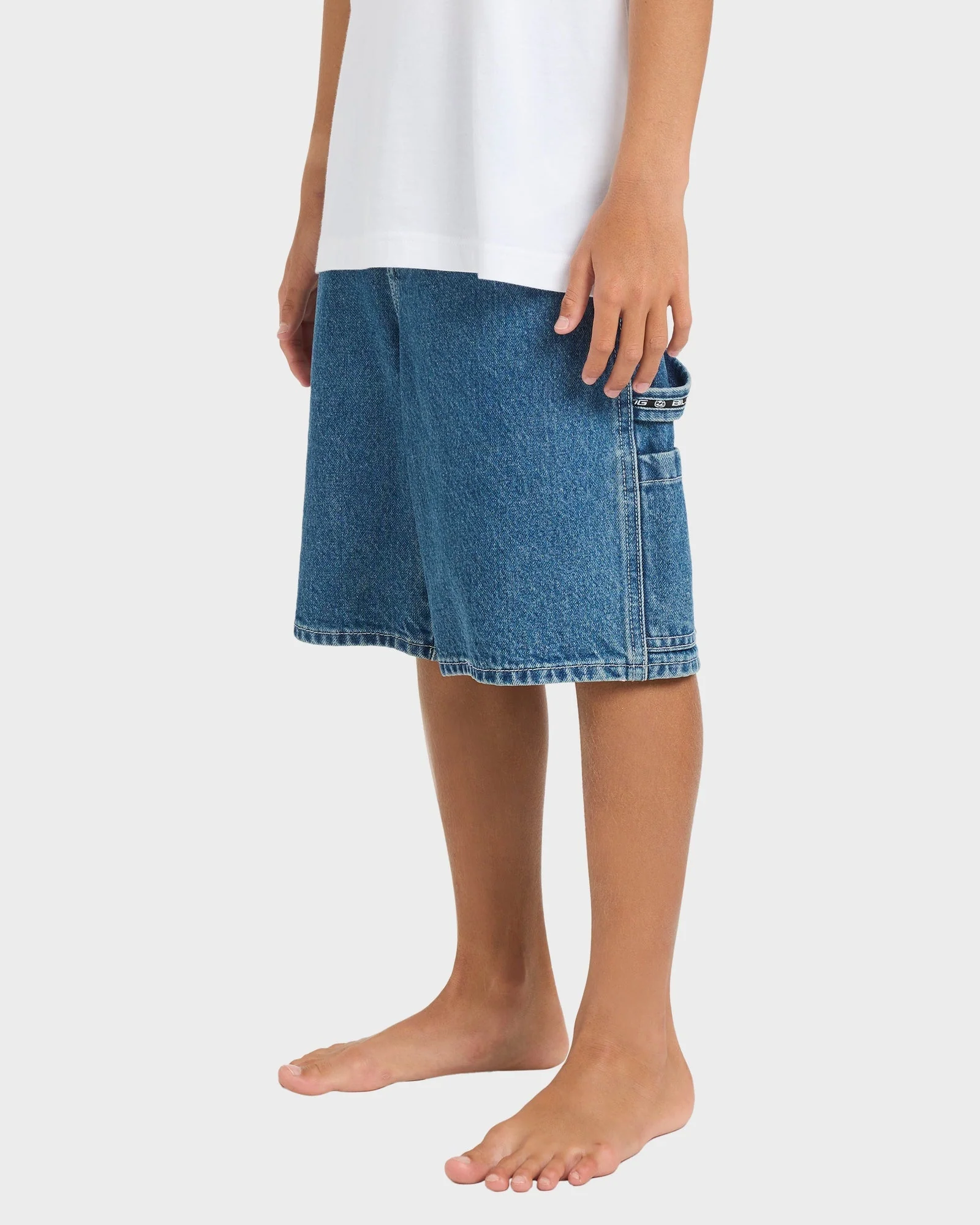 Mens Spec 73 Bad Dog Denim Shorts - Image 3