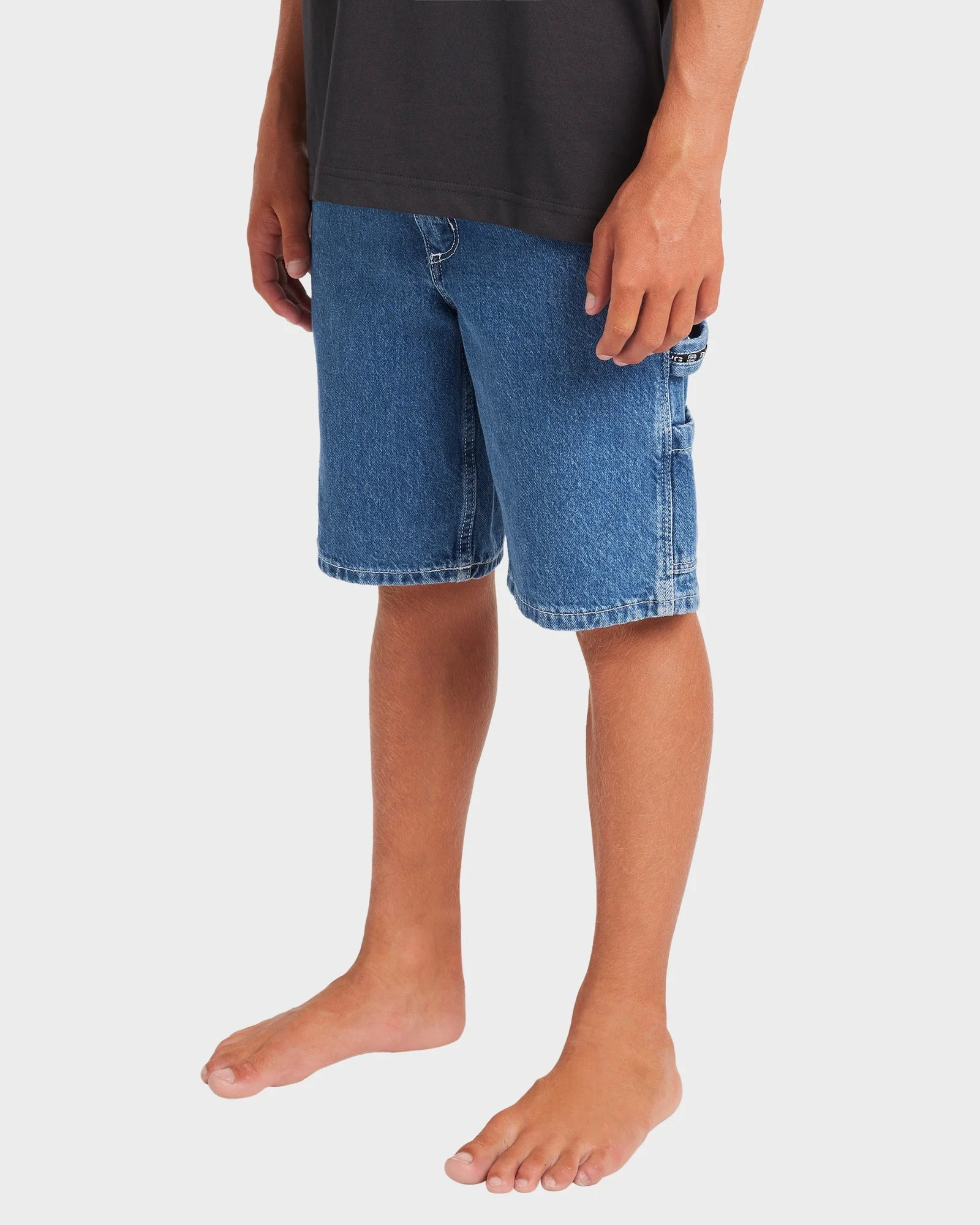 Boys 8-16 Bad Dog Denim Shorts - Image 3