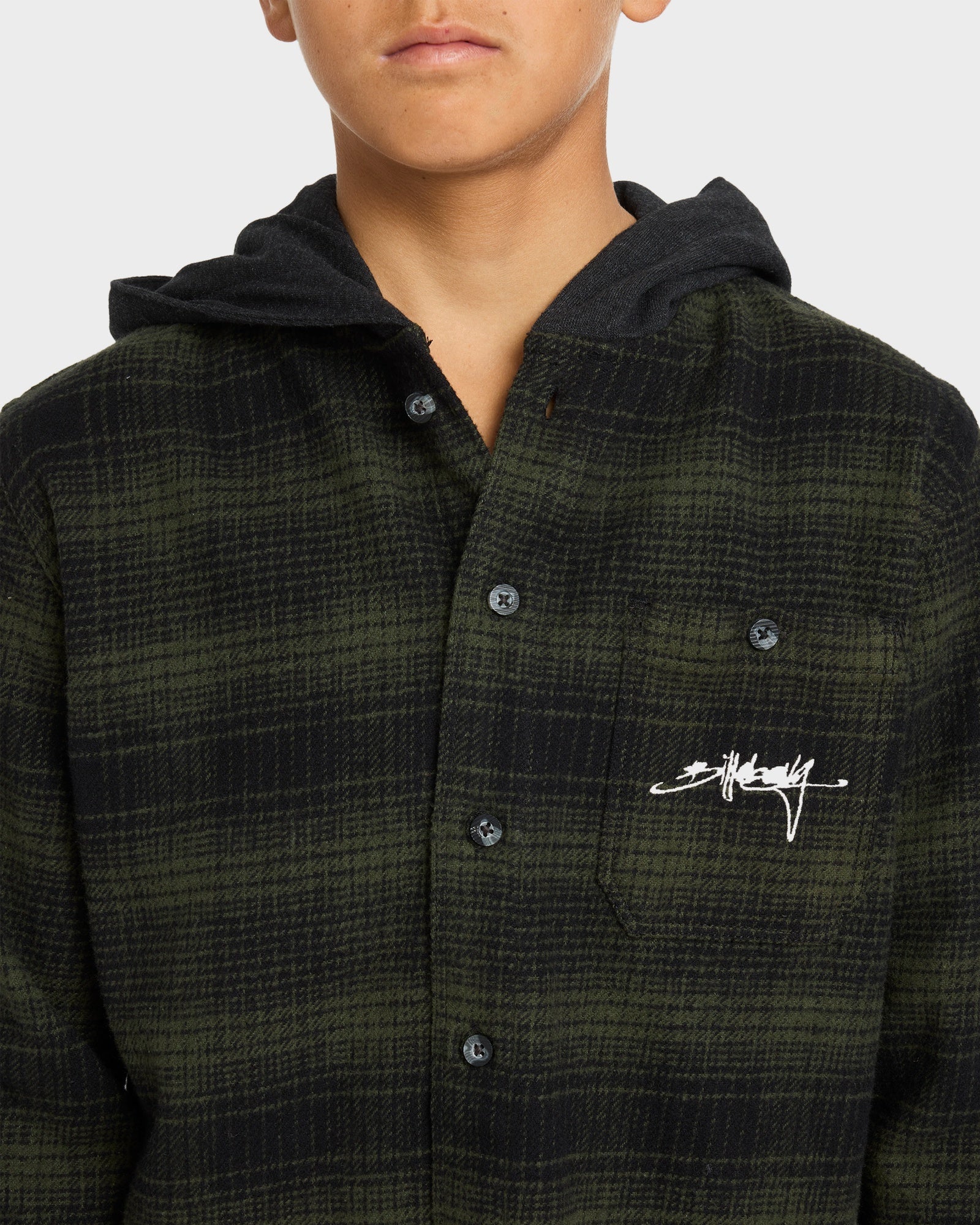 Boys 8-16 Baja Surf Flannel Long Sleeve Shirt - Image 4