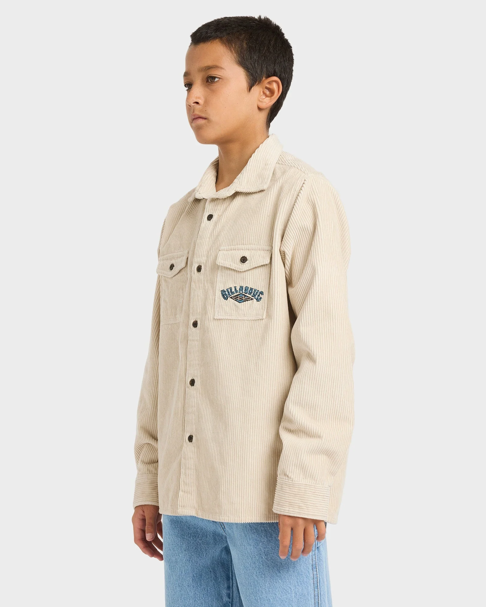 Boys 8-16 Bong Days Corduroy Long Sleeve Shirt - Image 3