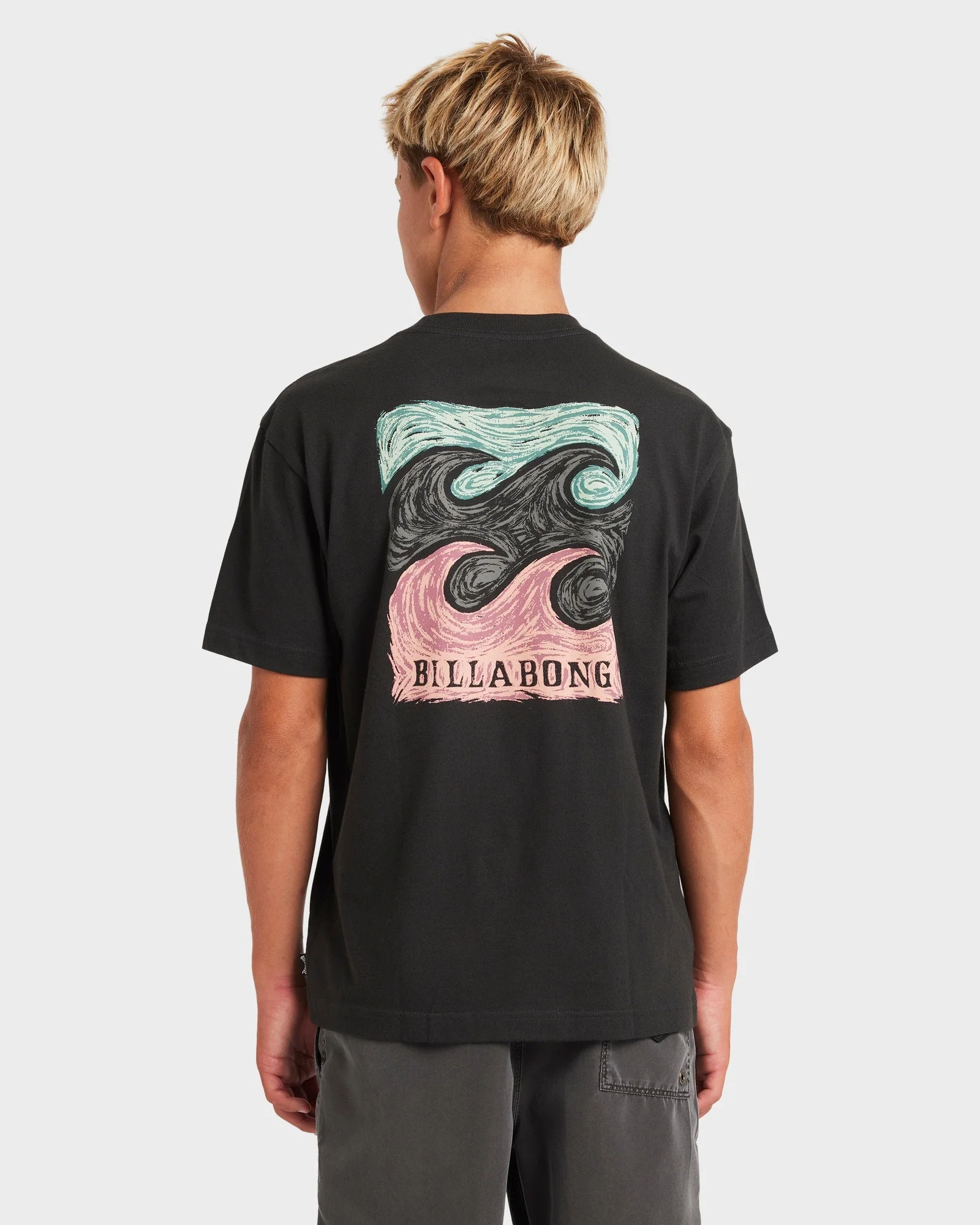 Boys 8-16 Crayon Wave T-Shirt - Image 2