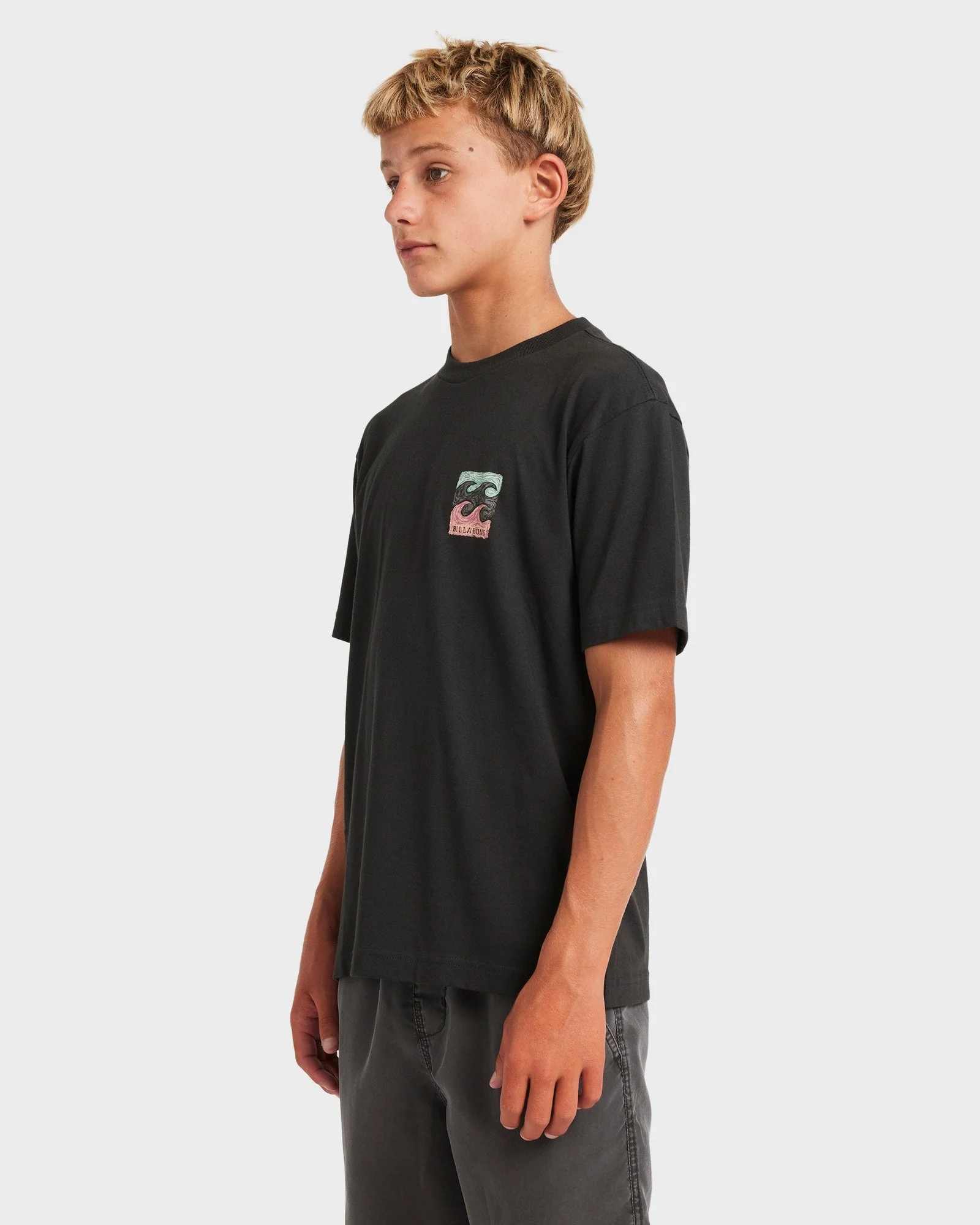 Boys 8-16 Crayon Wave T-Shirt - Image 3