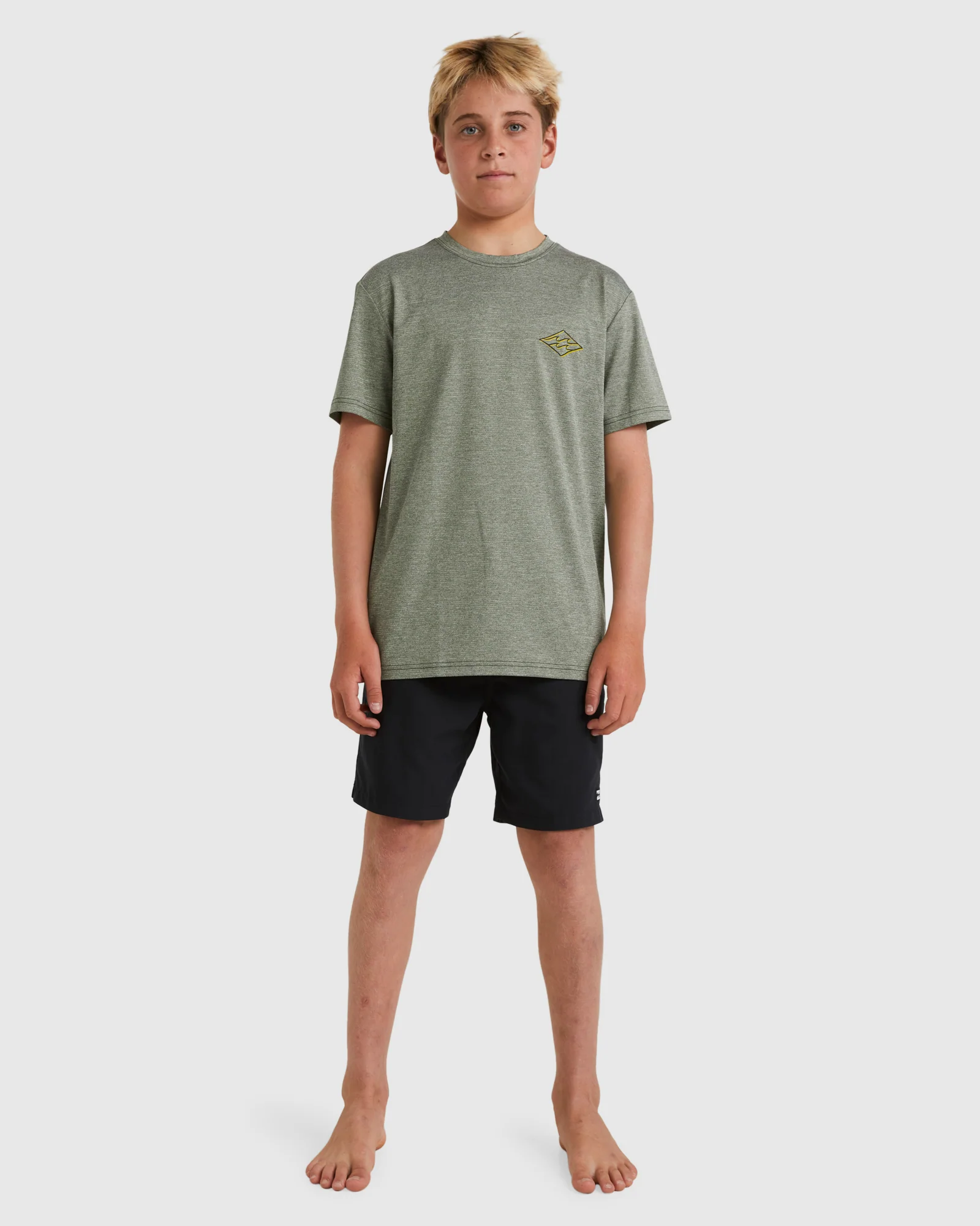 Boys 8-16 Diamond Shoreline Rash Vest - Image 5