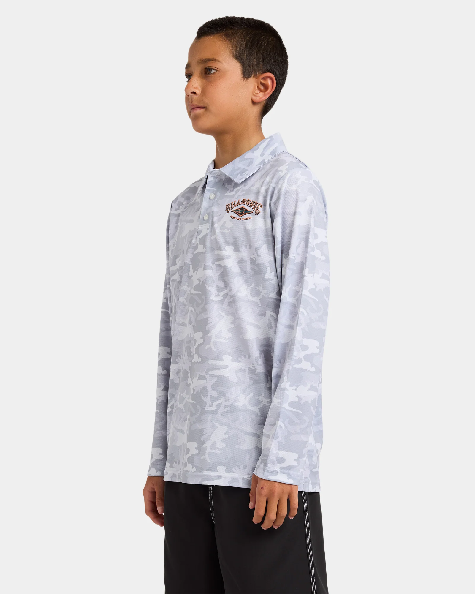 Boys 8-16 Fisho Long sleeve Rash Vest - Image 3