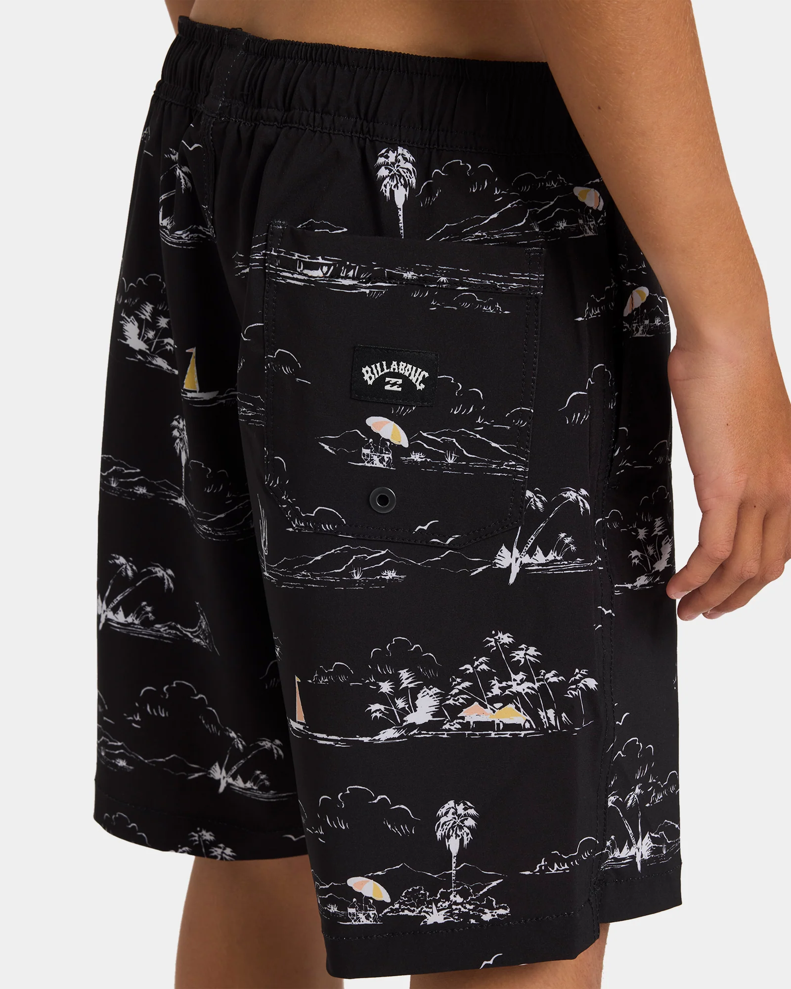 Boys 8-16 Good Times Layback 16" Boardshorts - Image 4