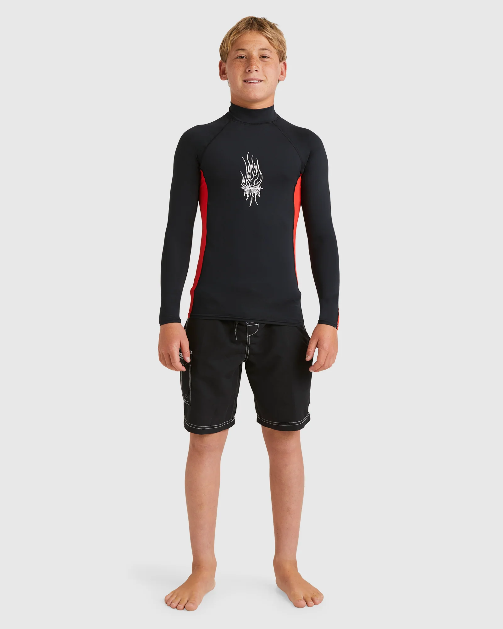 Boys 8-16 Jimmy Contrast Rash Vest - Image 5