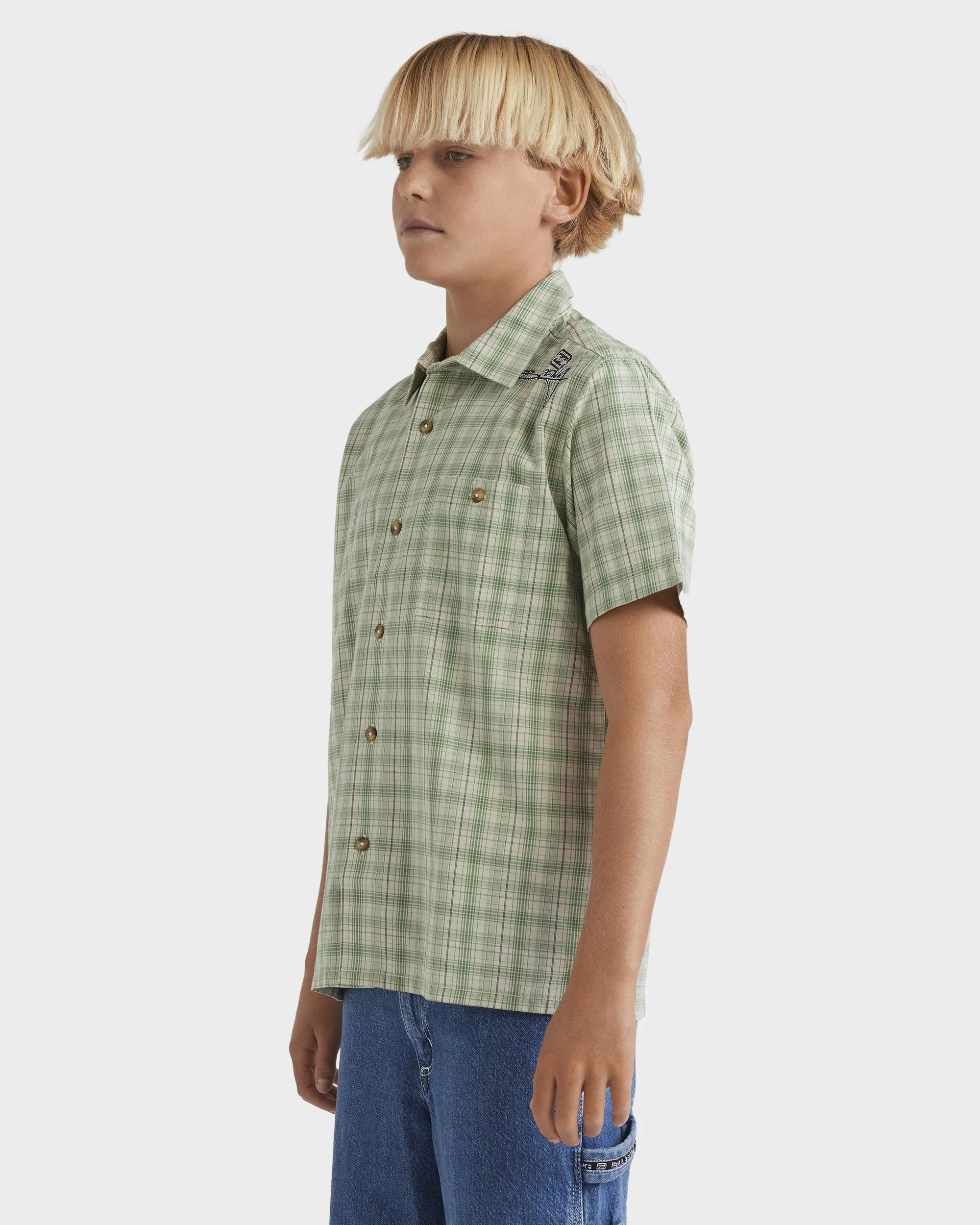 Boys 10-16 Mogul Checkerd Shirt - Image 3