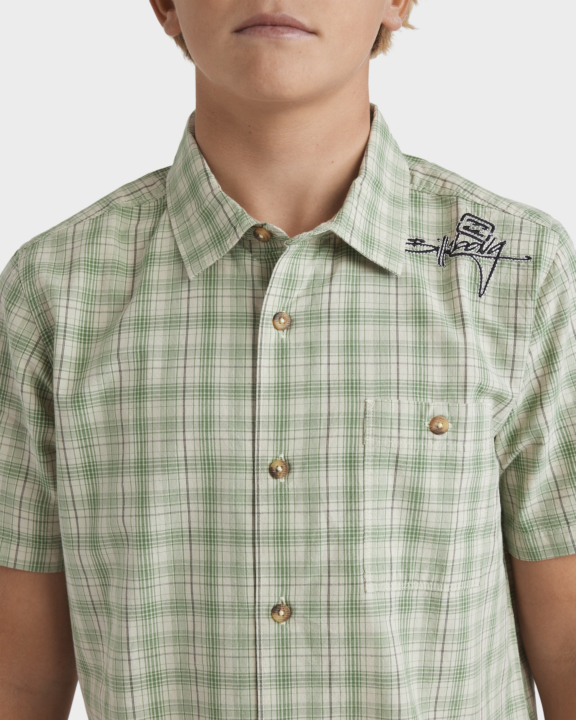 Boys 10-16 Mogul Checkerd Shirt - Image 4