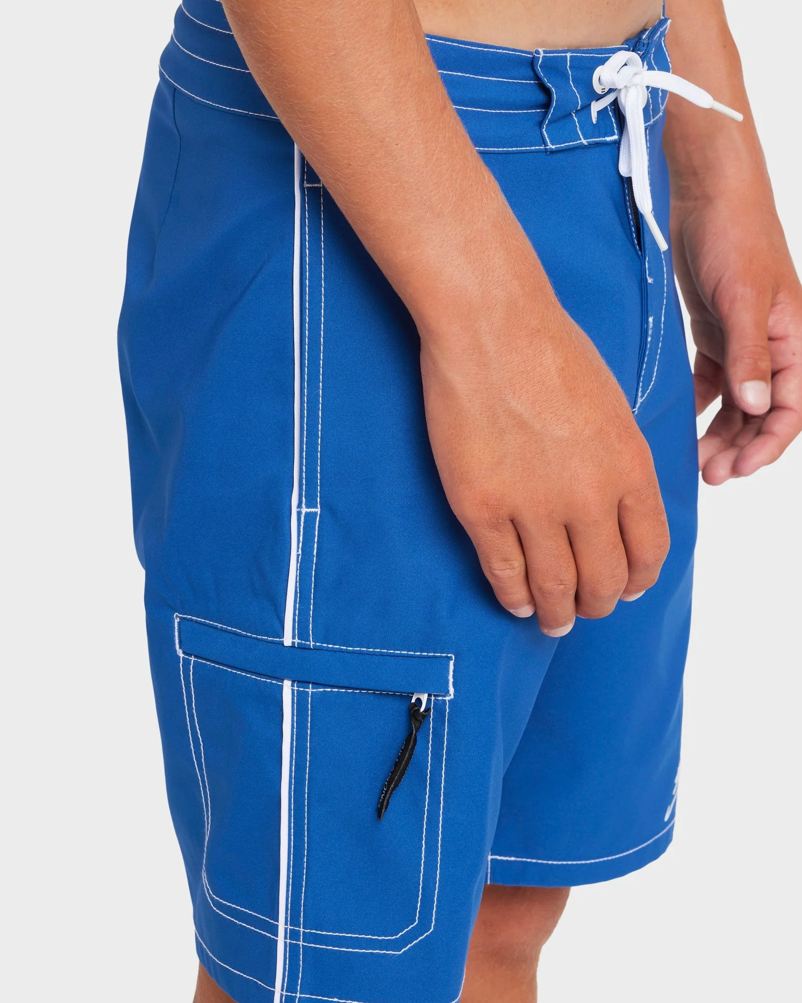 Boys 8-16 Piped Low Tide 15" Boardshorts - Image 4