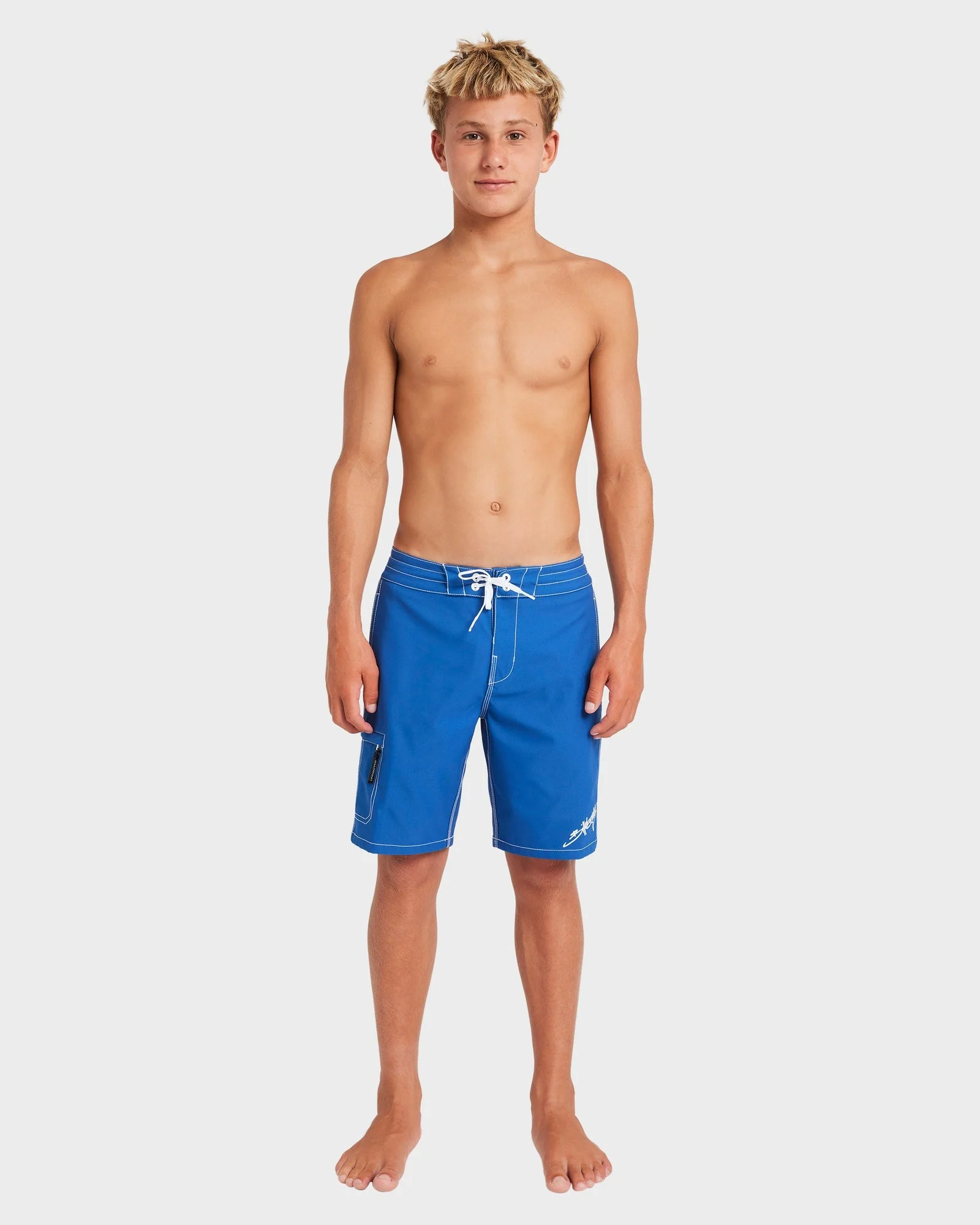 Boys 8-16 Piped Low Tide 15" Boardshorts - Image 5
