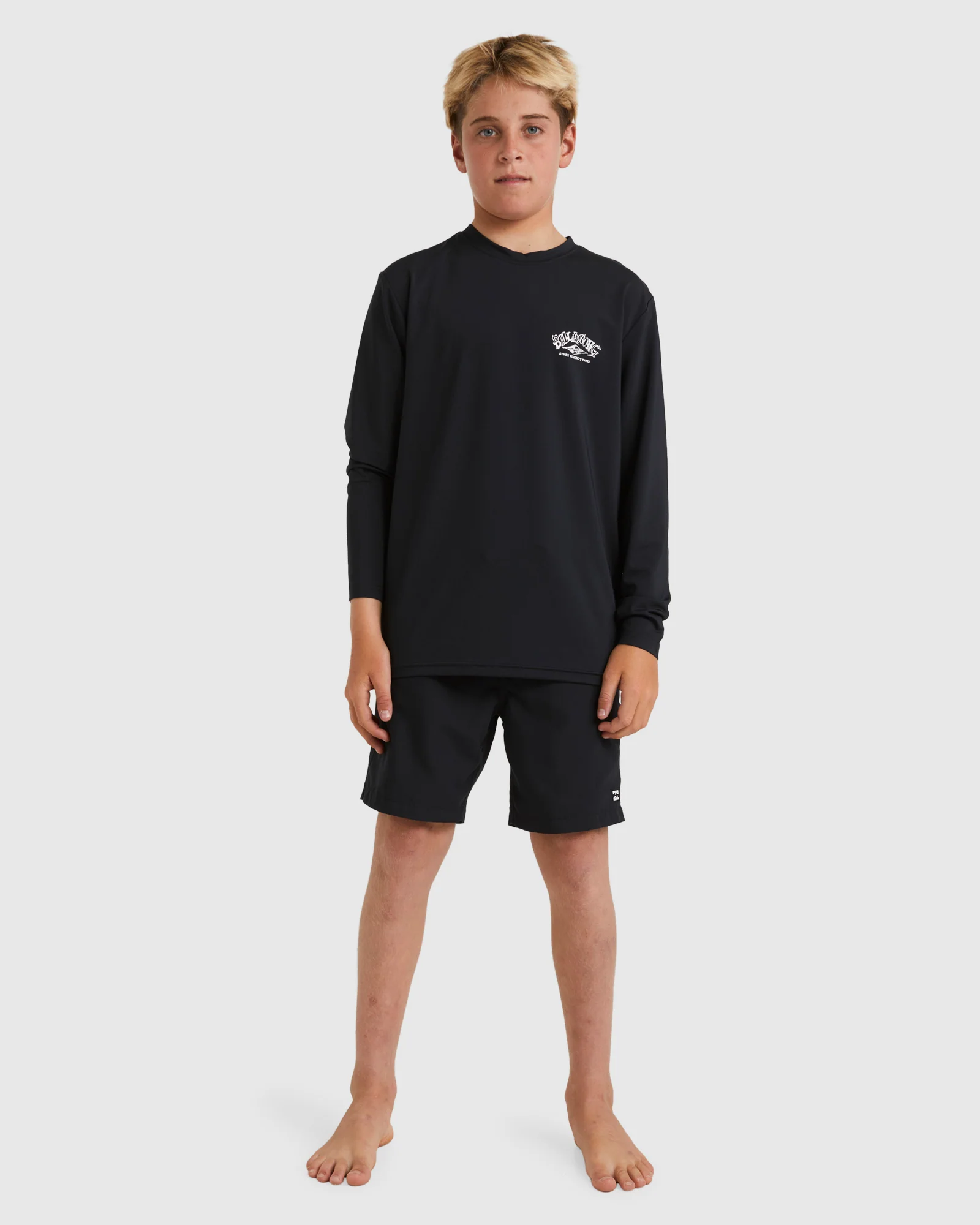 Boys 8-16 Ransom Long Sleeve Rash Vest - Image 5