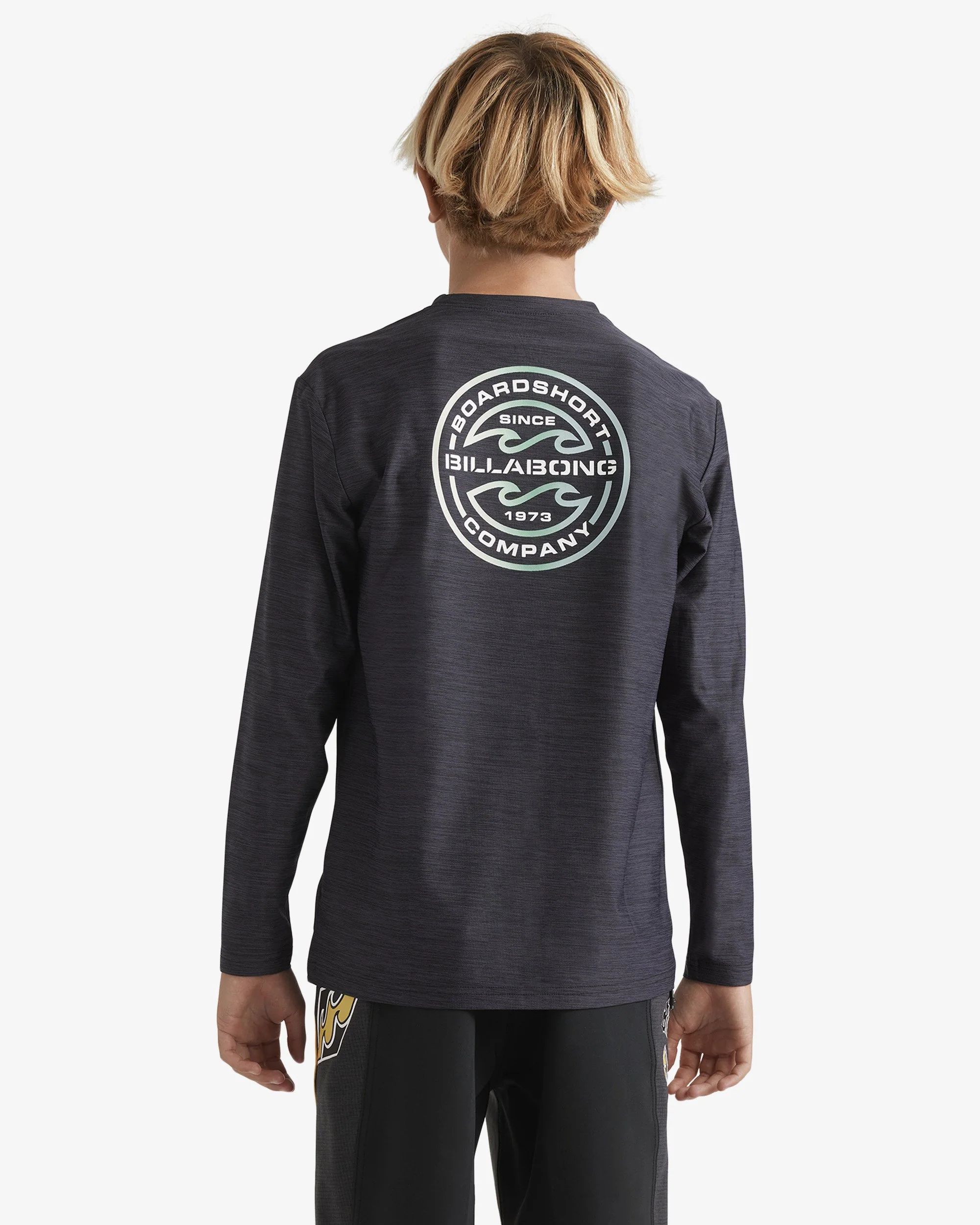 Boys 8-16 Rotor Shorline Long Sleeve Rash Vest - Image 2