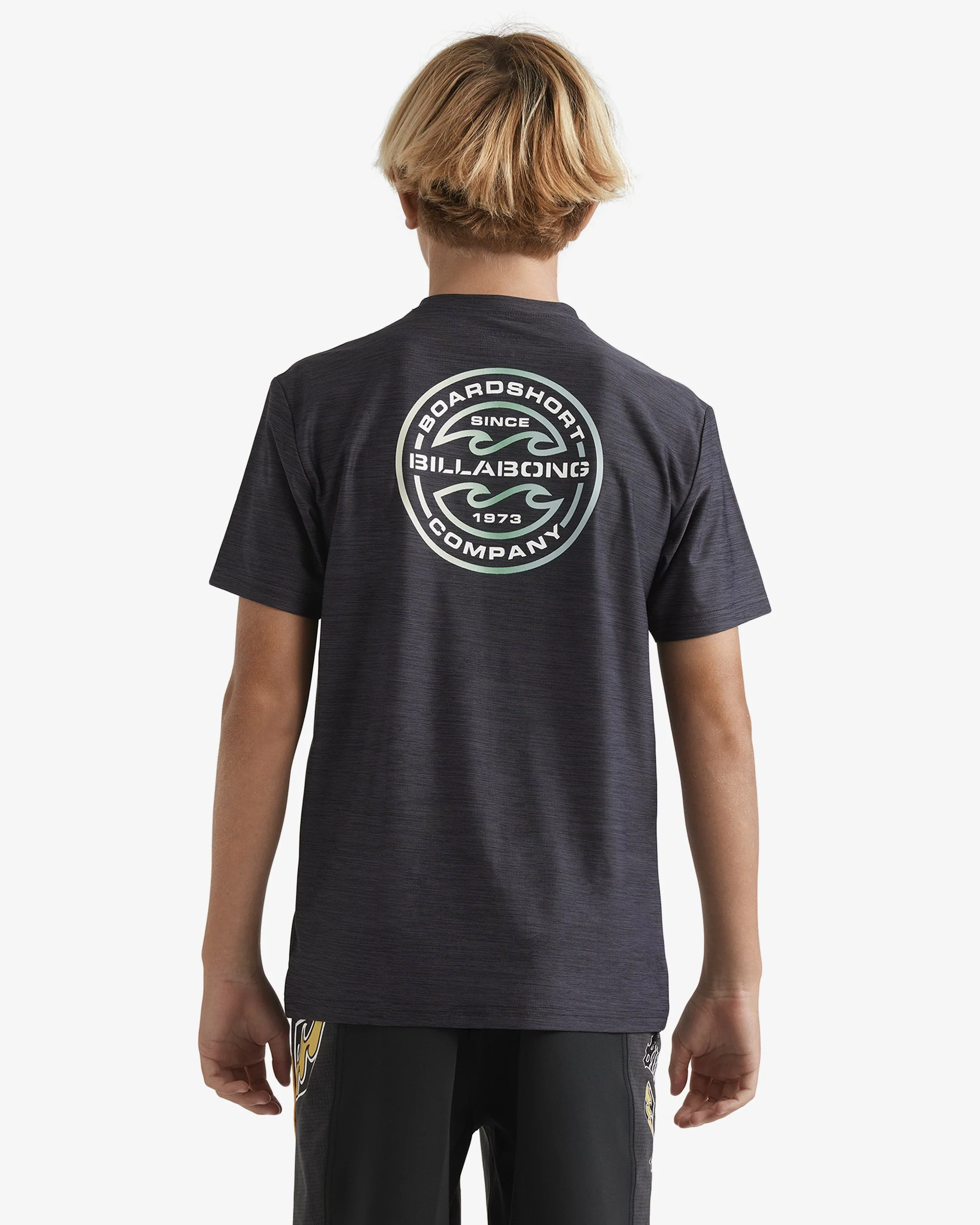 Boys 8-16 Rotor Shorline Rash Vest - Image 2