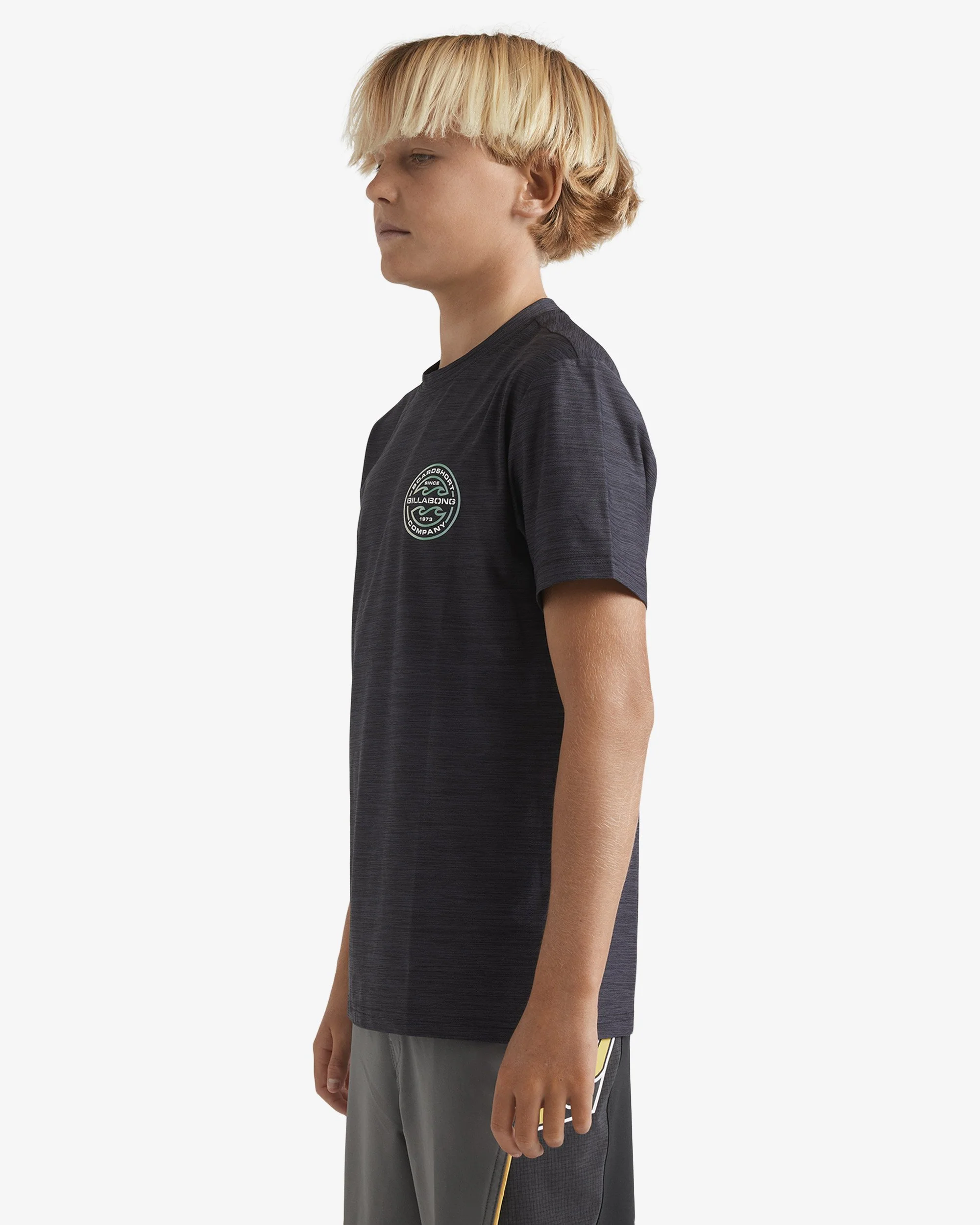 Boys 8-16 Rotor Shorline Rash Vest - Image 3