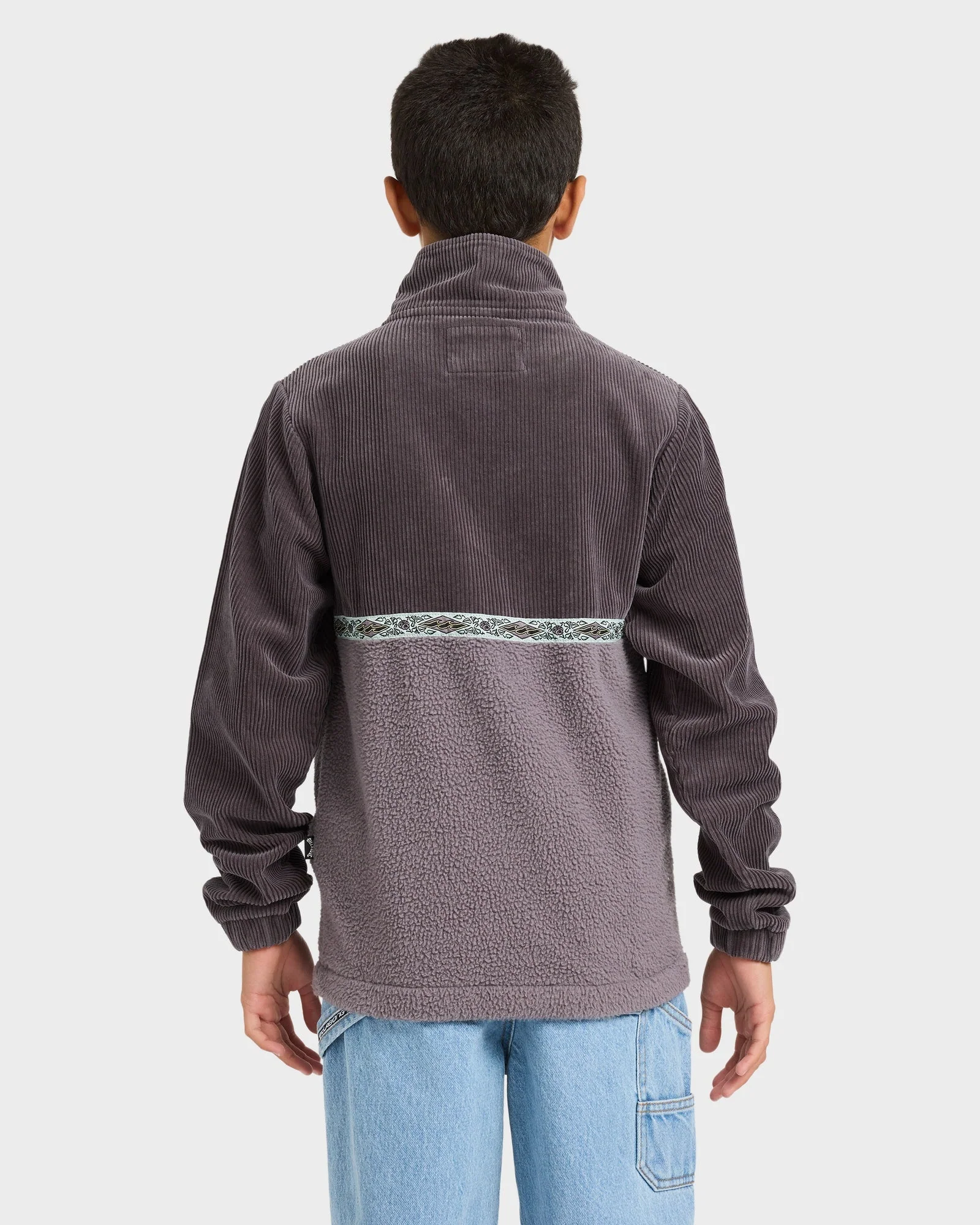 Boys 8-16 Space Lobster Half Zip Fleece Pullover - Image 2