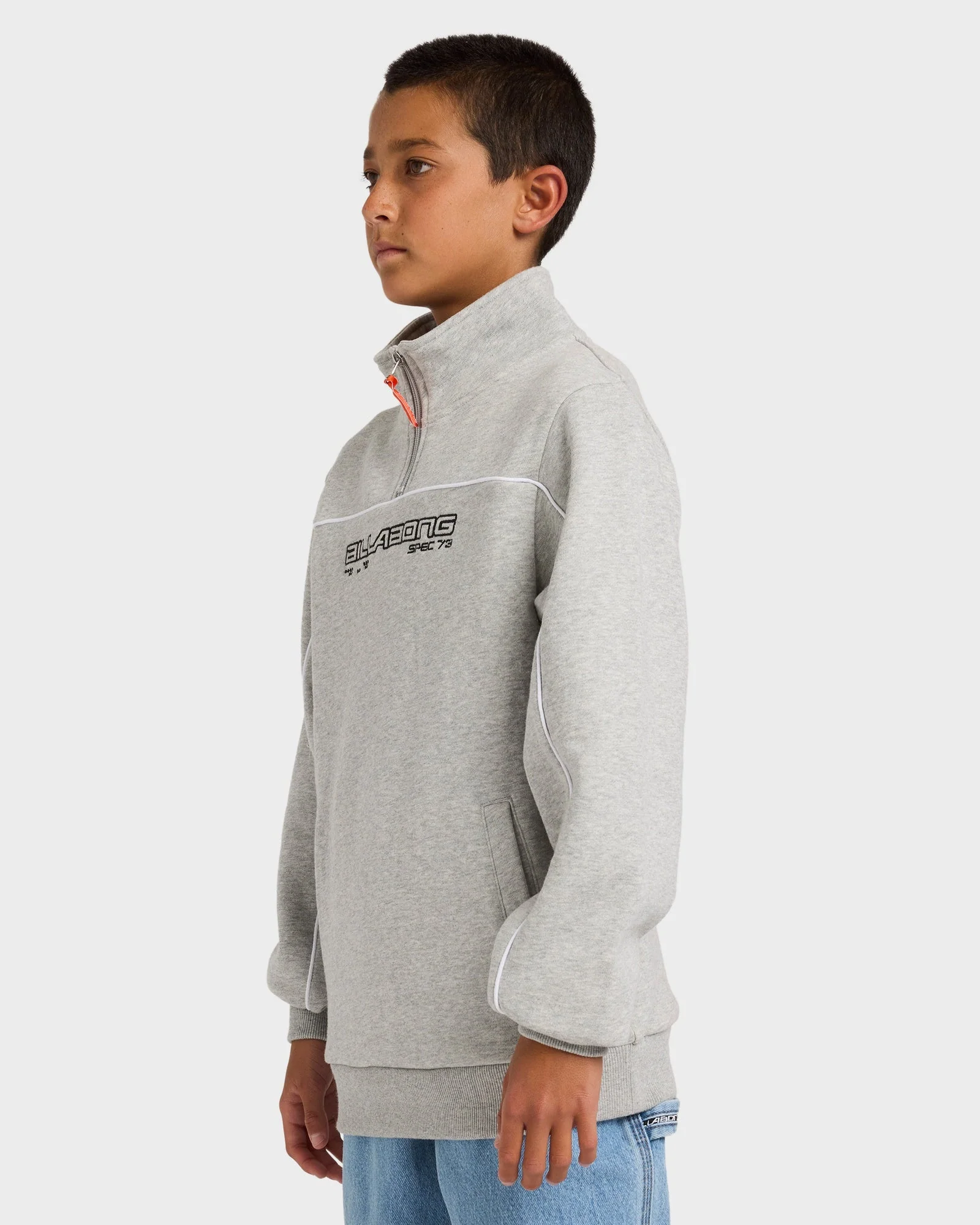 Boys 8-16 Spec Quarter Zip Fleece Pullover - Image 3