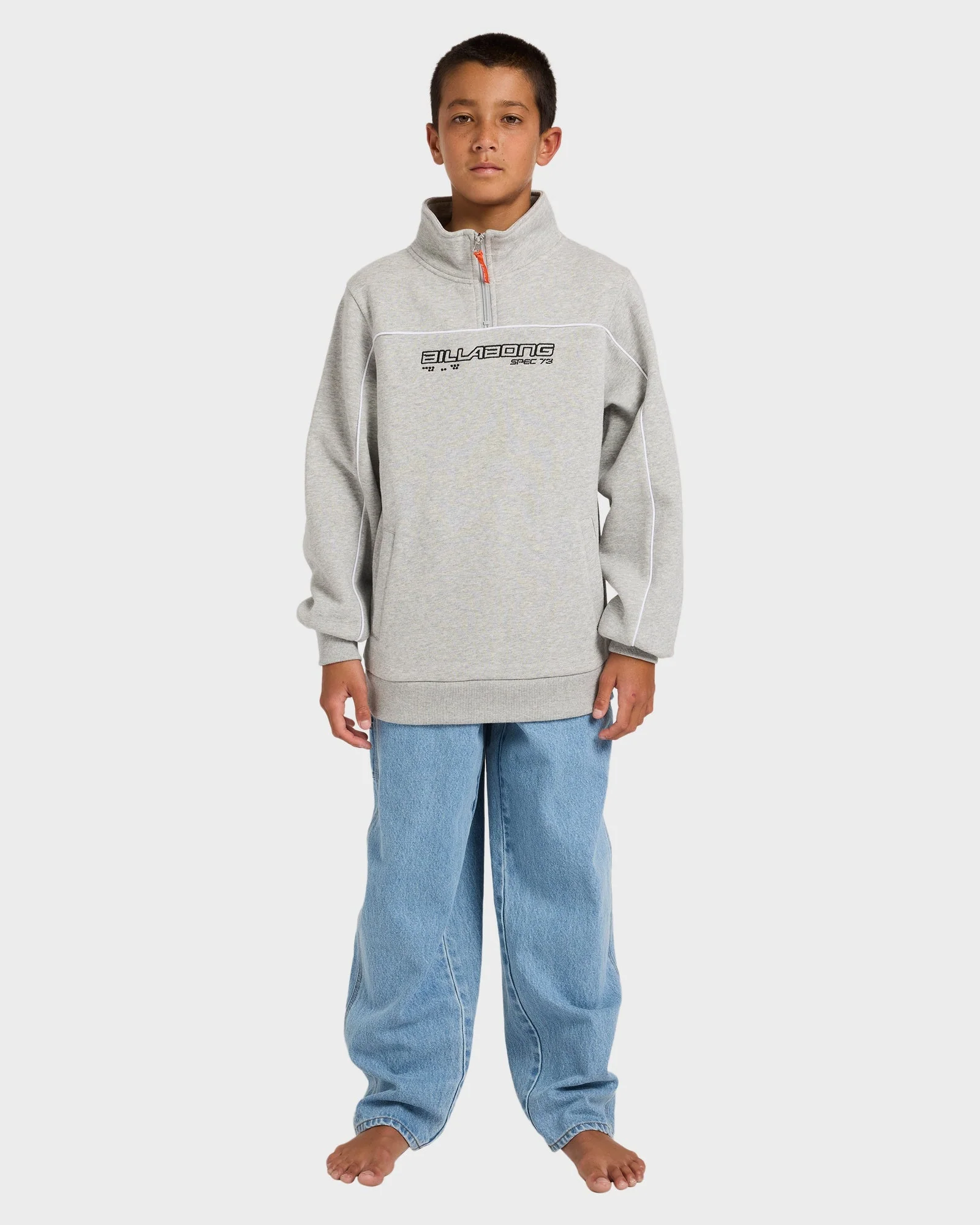 Boys 8-16 Spec Quarter Zip Fleece Pullover - Image 5