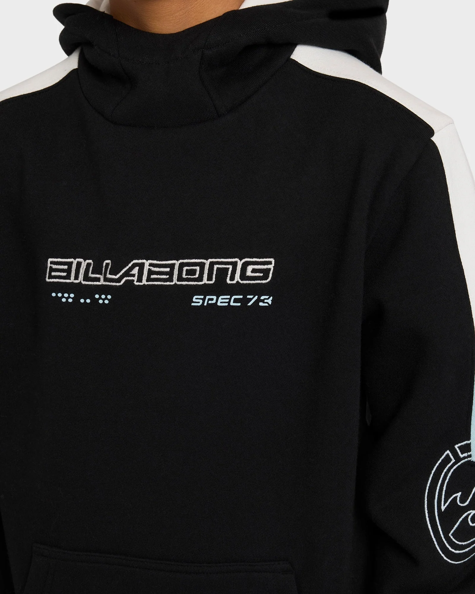 Boys 8-16 Spec 73 Pop Mock Pullover Hoodie - Image 5
