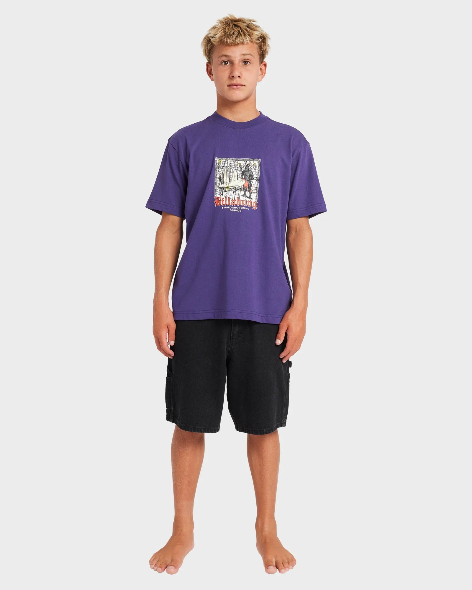 Boys 8-16 Sword Sharpening OG T-Shirt - Image 5