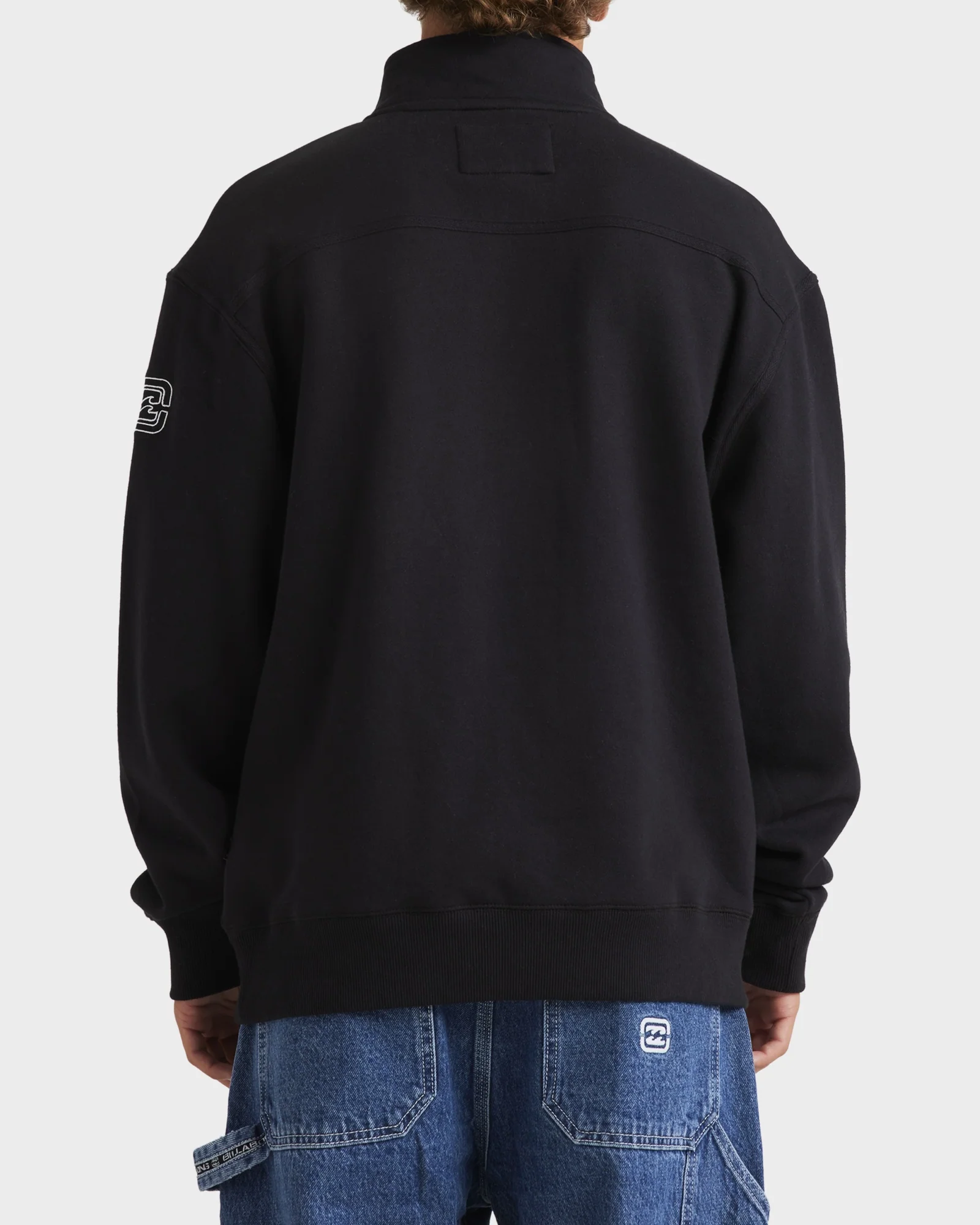 Mens Bracket Half Zip Hoodie - Image 4