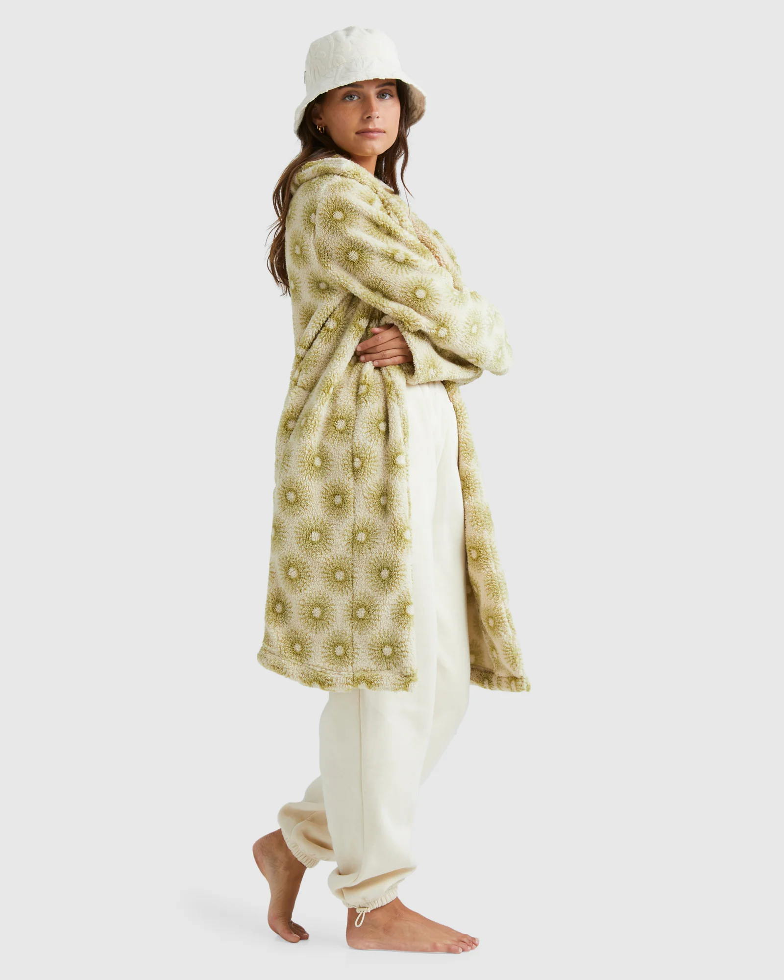 Womens Brick Lane Cozy Teddy Fleece Jacket - Image 2