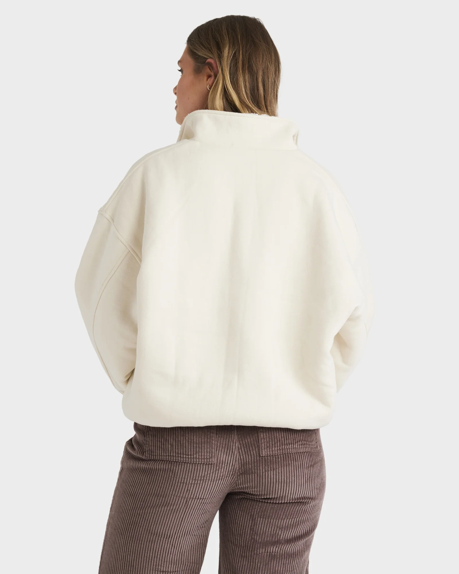 Womens Bring The Sun Fleece Jumper - Image 3