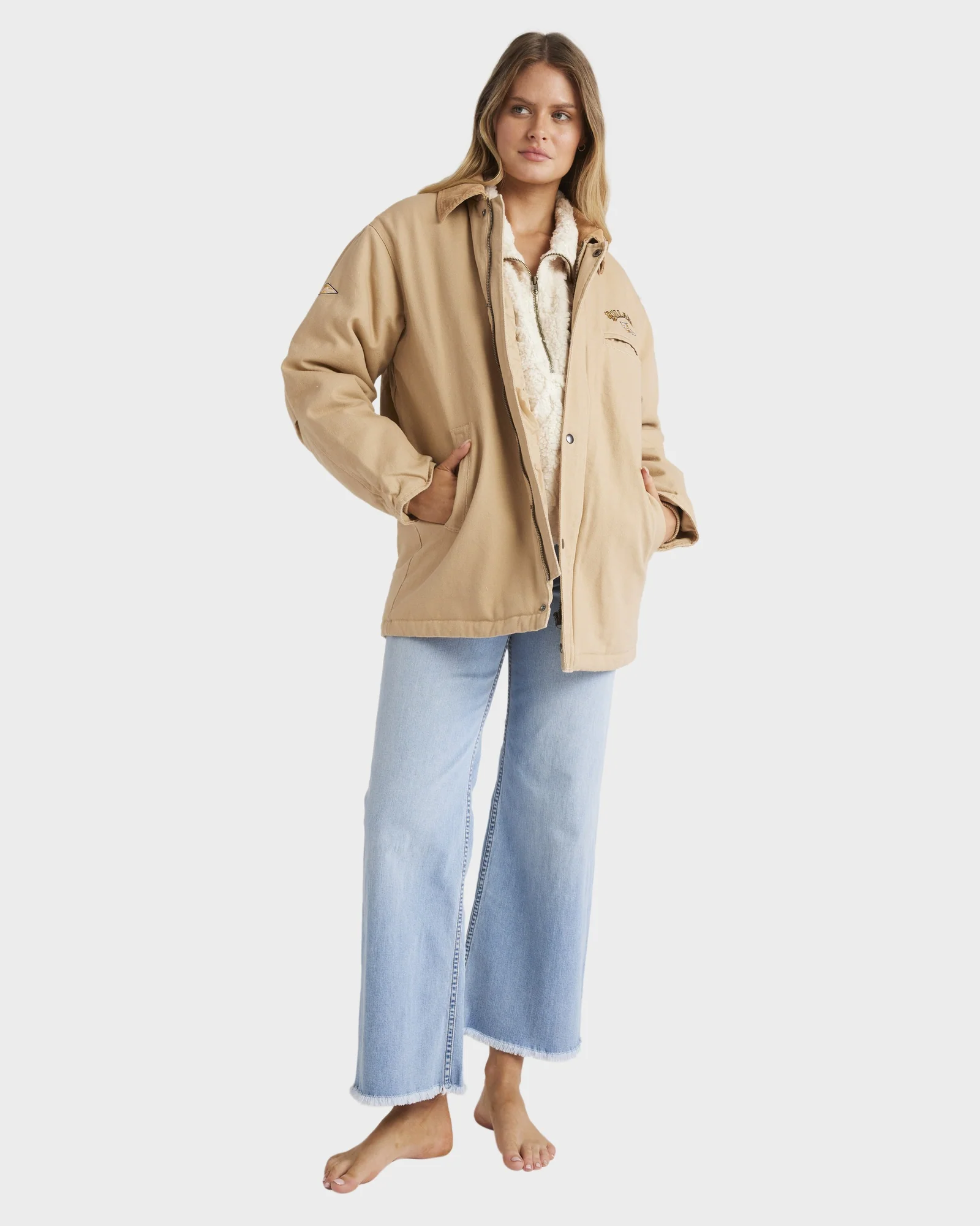 Womens Bring The Vibes Jacket - Image 6
